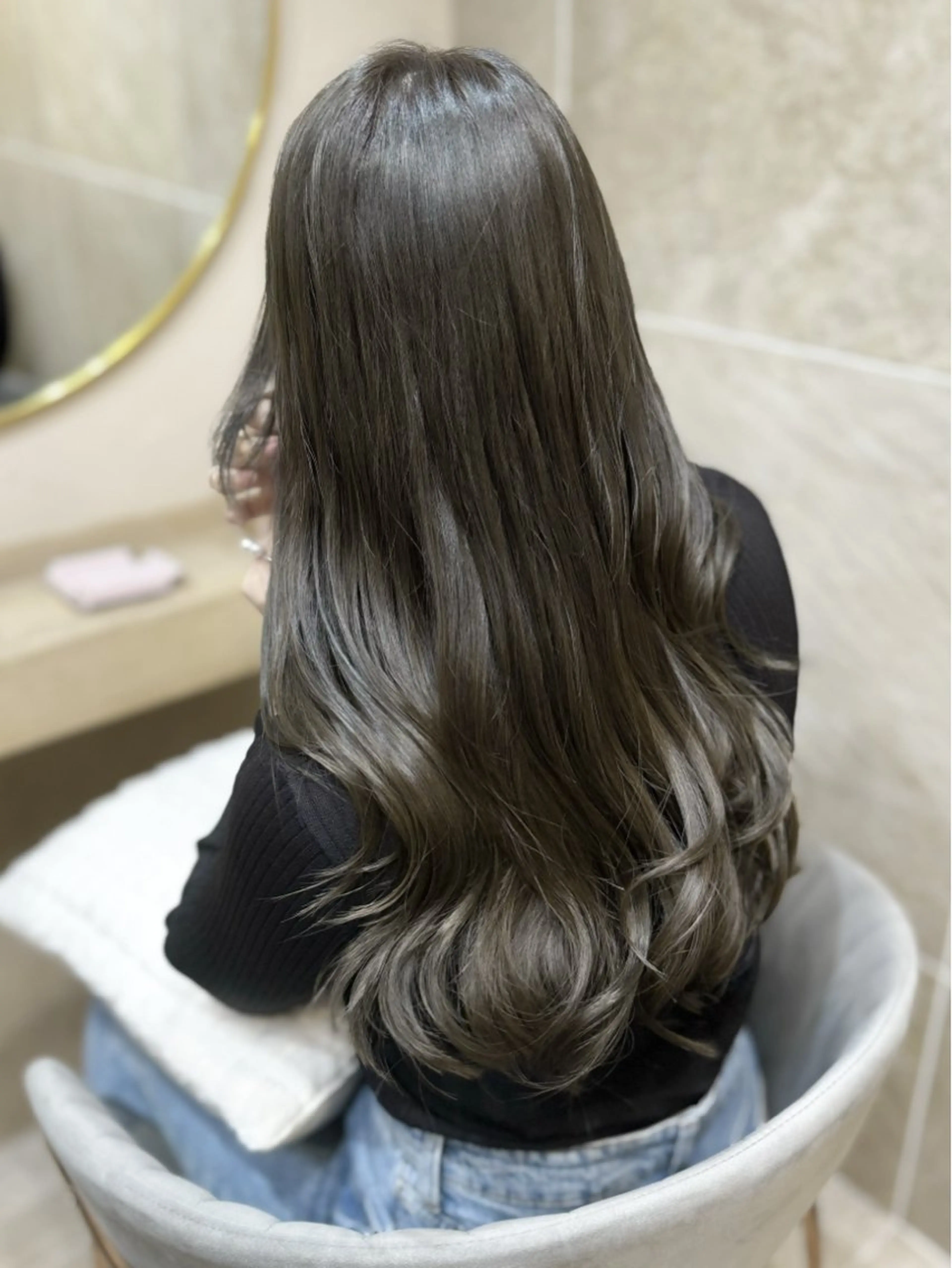 ロング 韓国アイドルヘア🩶 nanako🦋のヘアスタイル