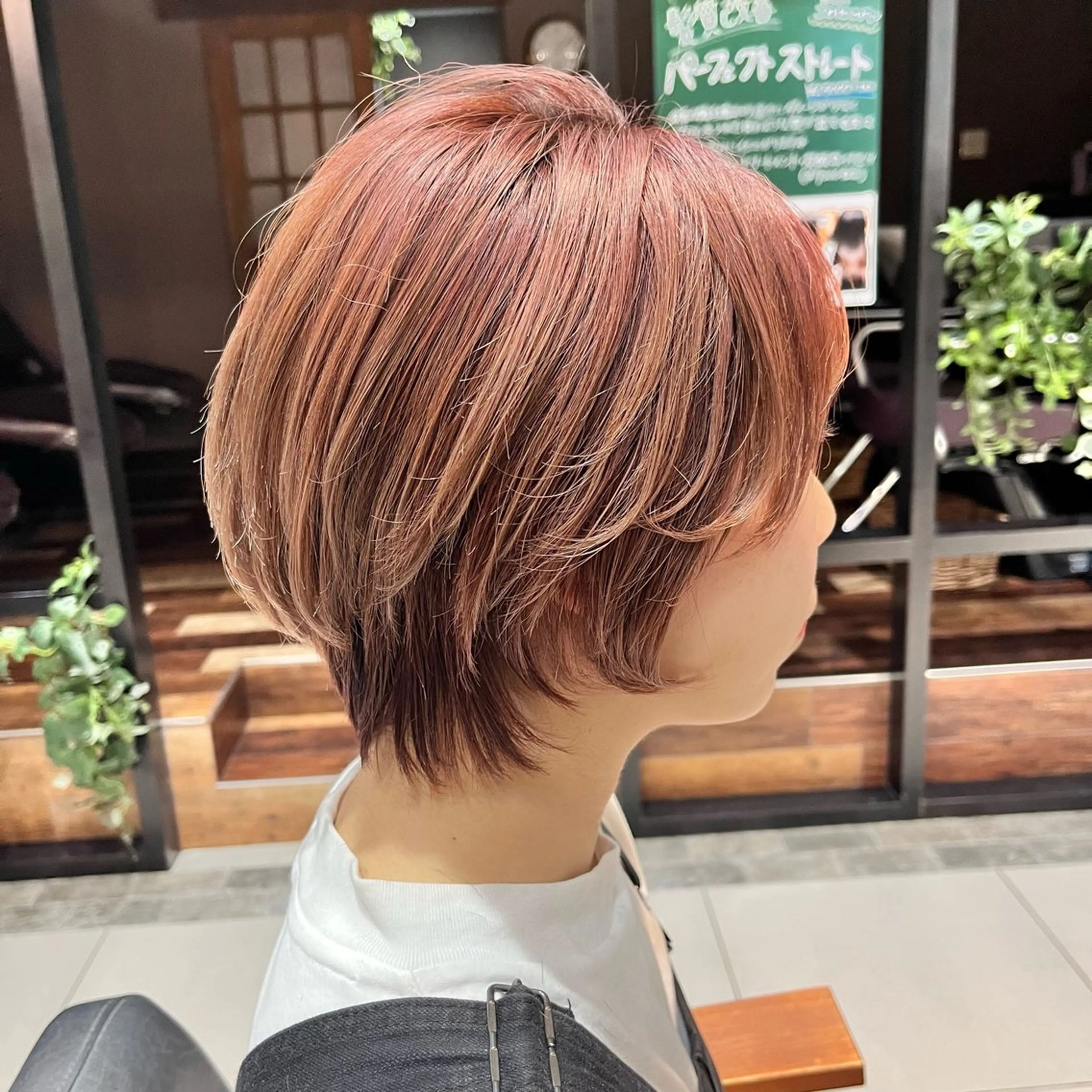 ショート カラー 黒髪 ショートヘア ディレクター ノナカのヘアスタイル