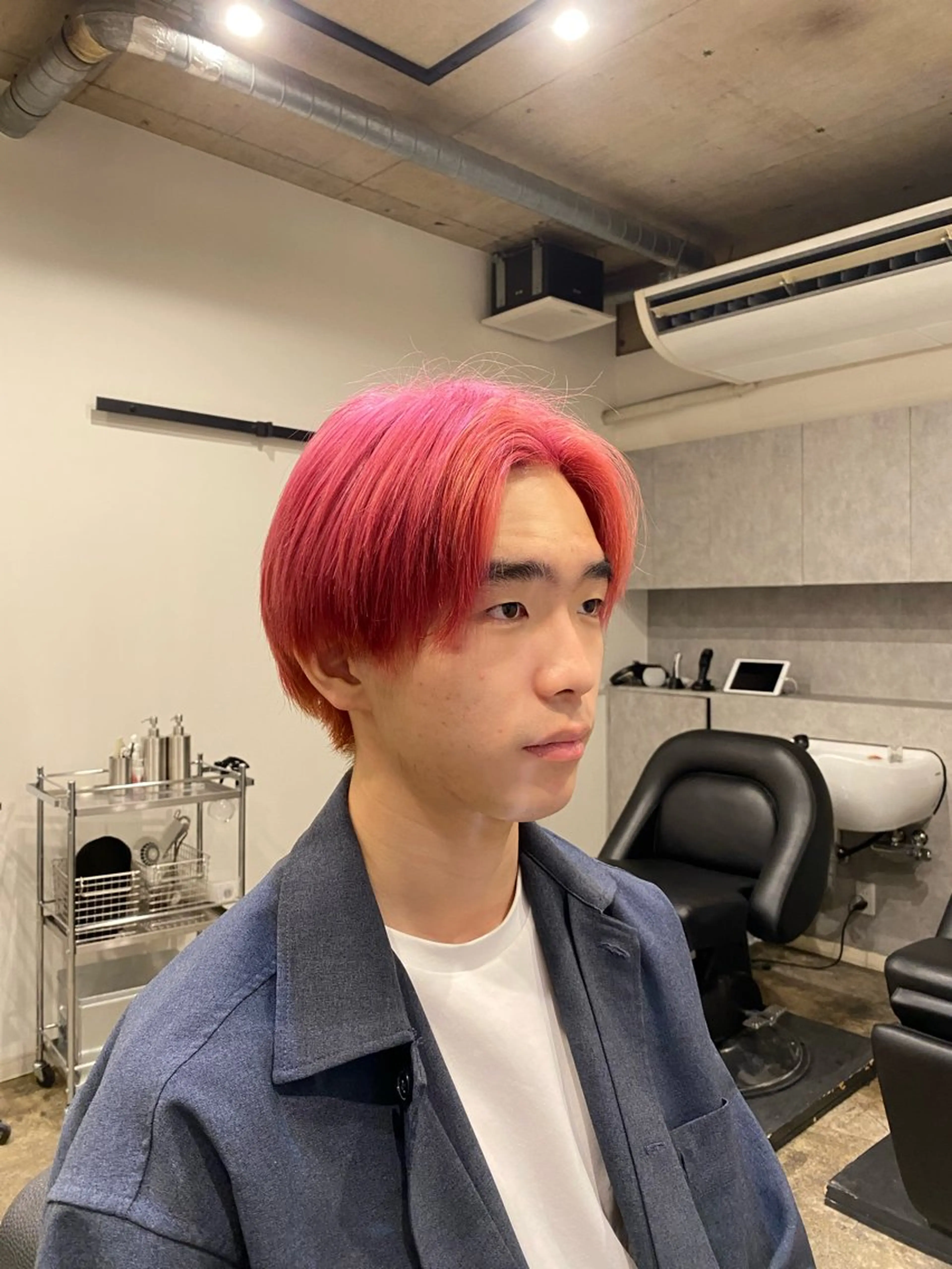 カラー メンズ 💈メンズカット 神保町💈志賀 隼樹のヘアスタイル