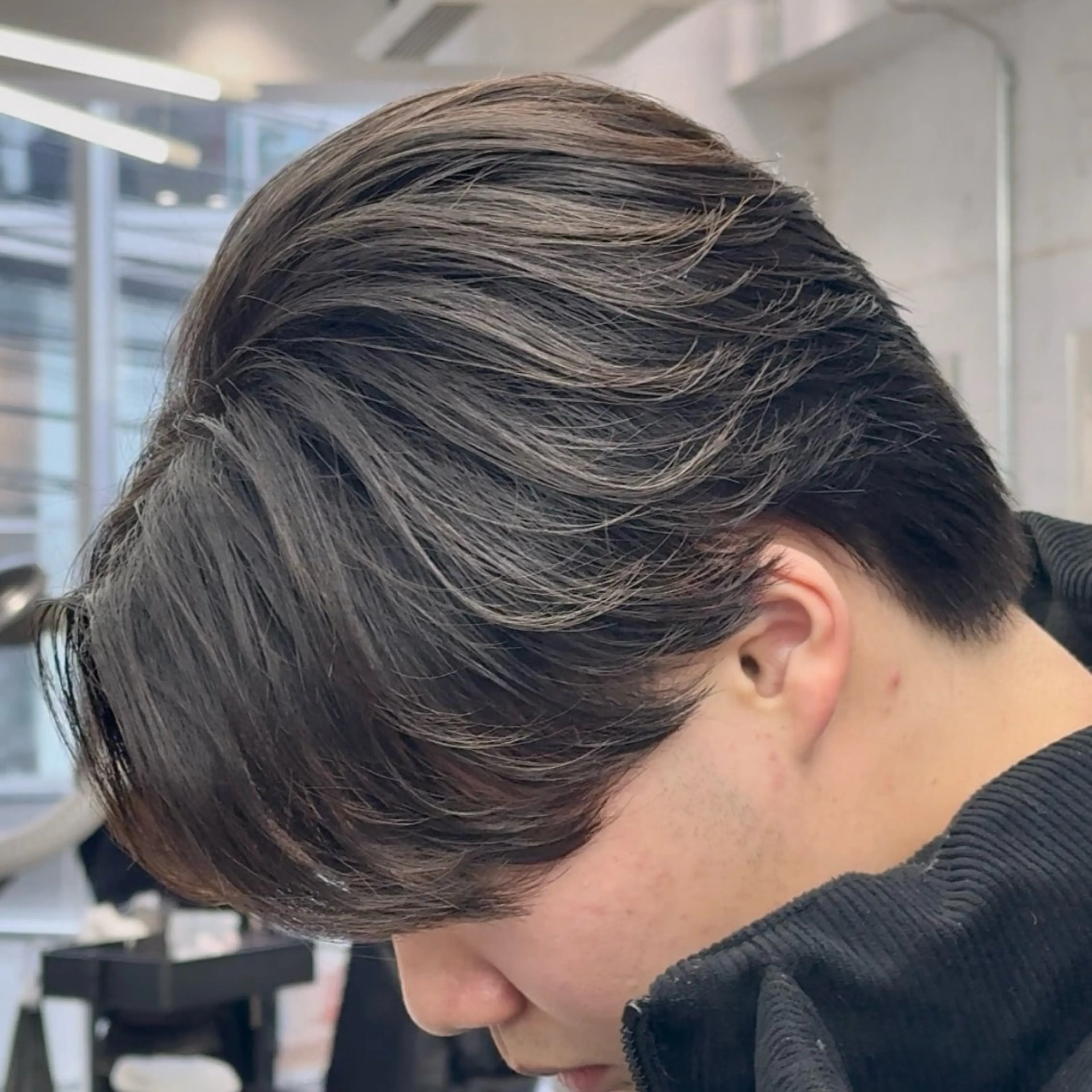 メンズ フェザーパーマ メンズパーマ カット パーマ 原宿メンズパーマ /かずまのヘアスタイル