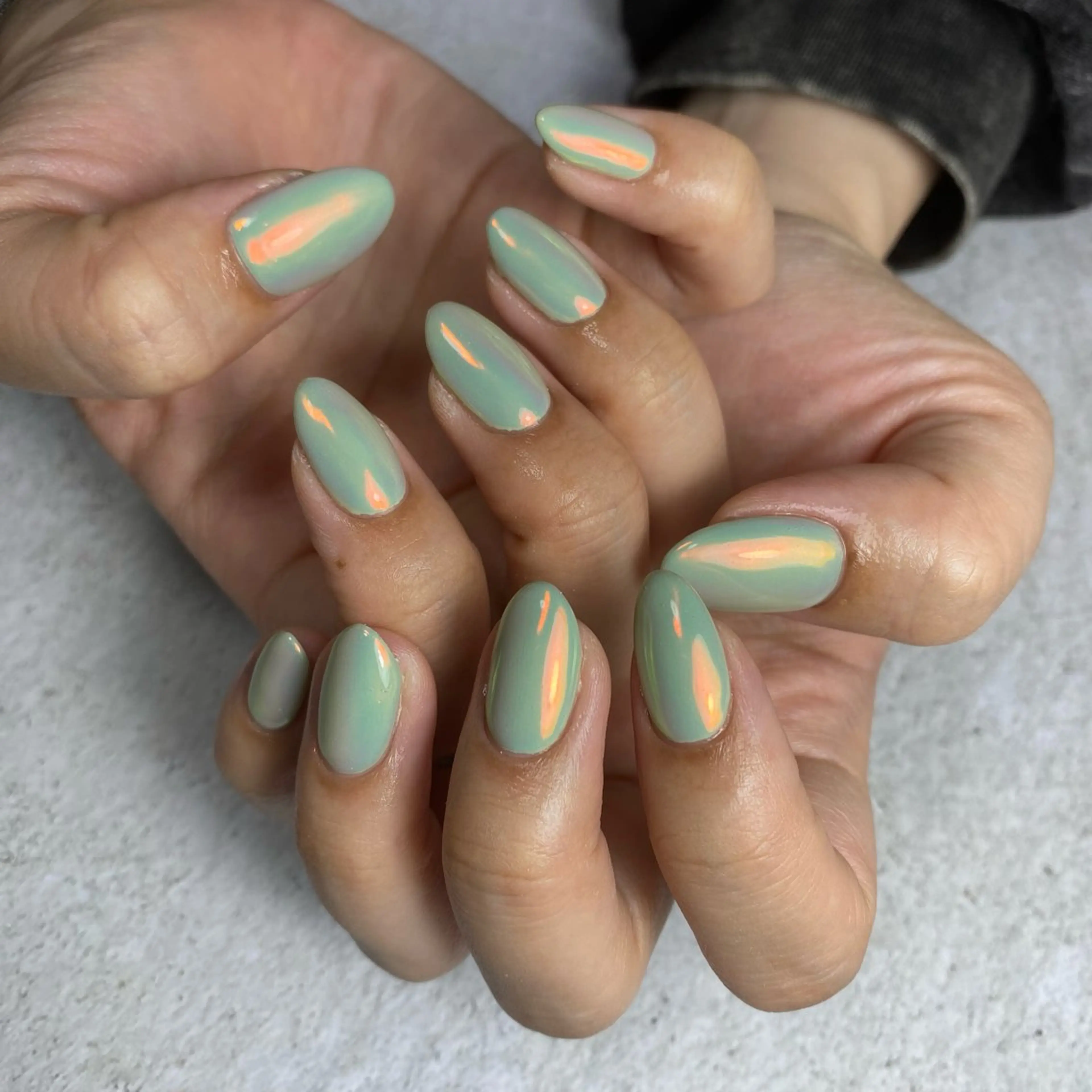 ネイル オーロラネイル ハンドネイル Re:Smil所属・☺︎ NOZOMI☺︎のネイルデザイン