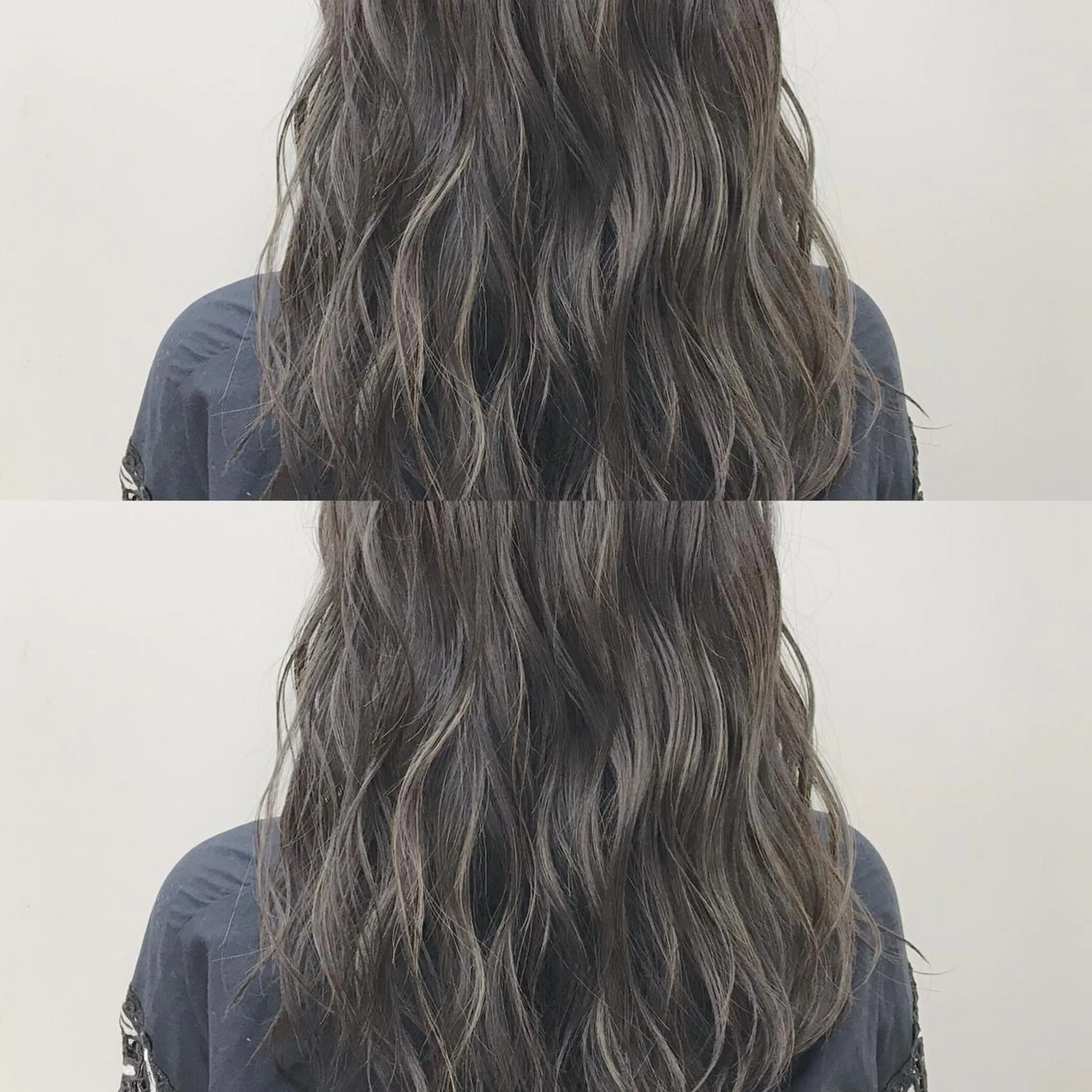 ロング カラー 永岡 鉄平のヘアスタイル