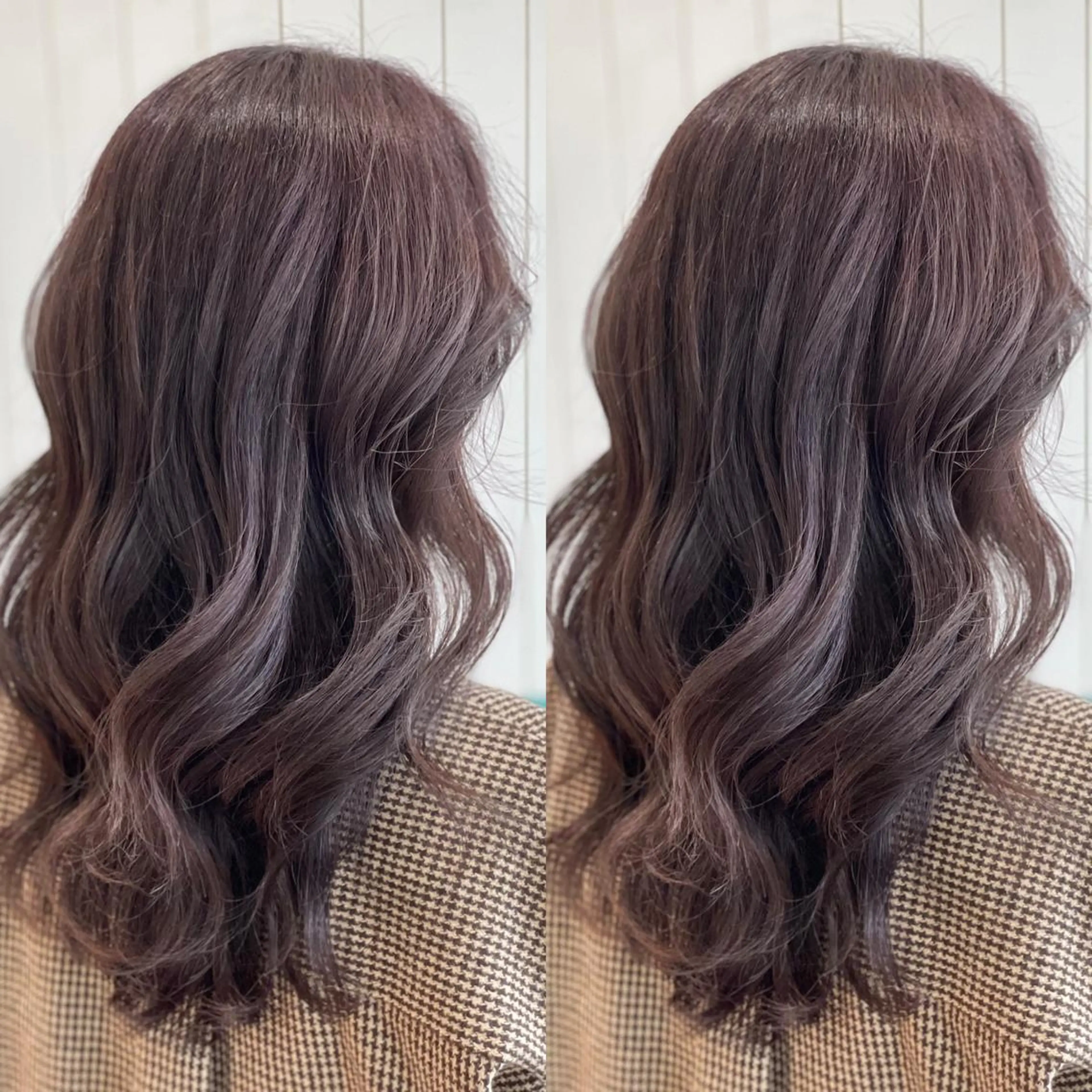 ロング カラー ハイライトカラー ピンクカラー バイオレットカラー ハイライト Snaly カラー特化ページのヘアスタイル