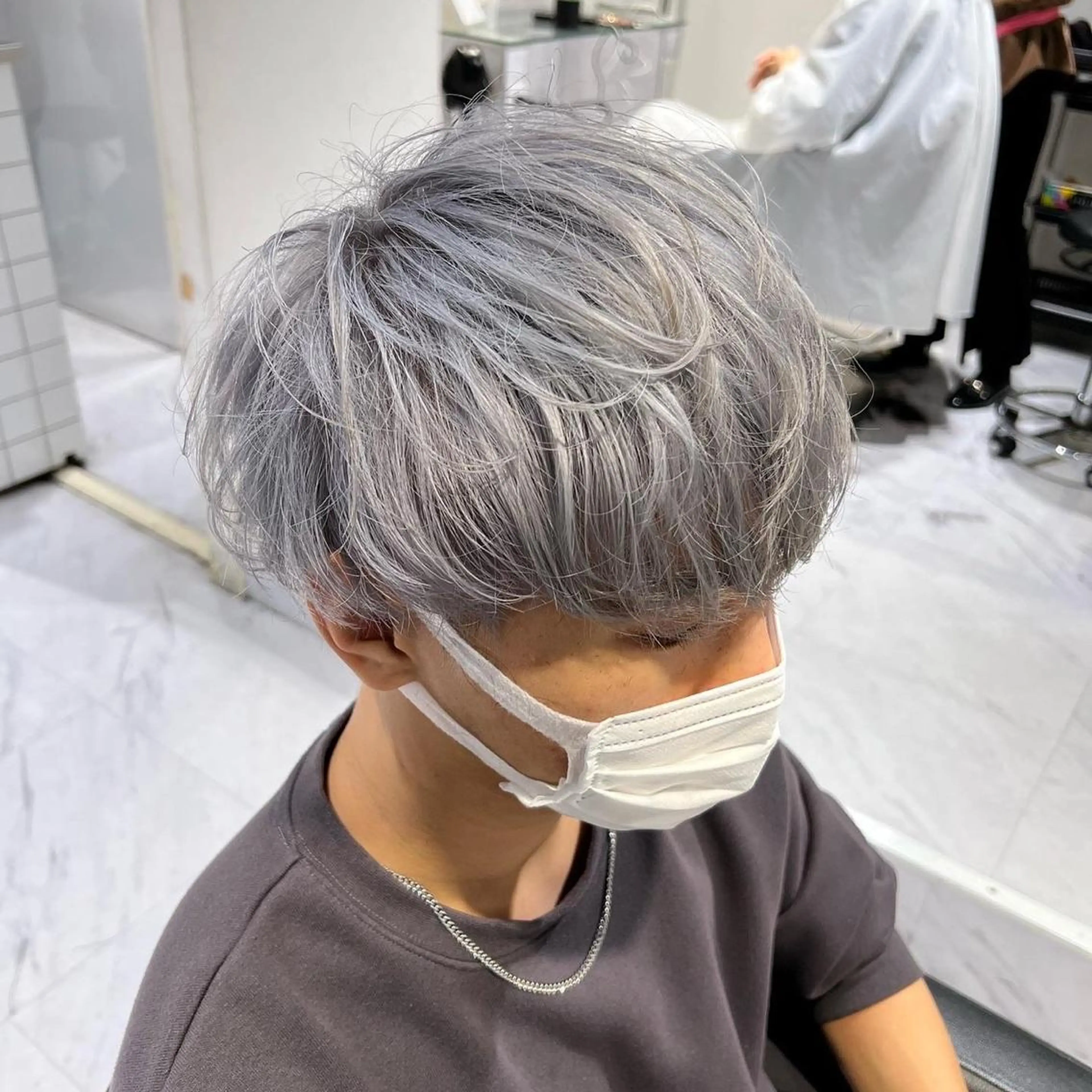 ショート カラー メンズ カット ヘアカラー 💎メンズ特化💎 tomokiのヘアスタイル