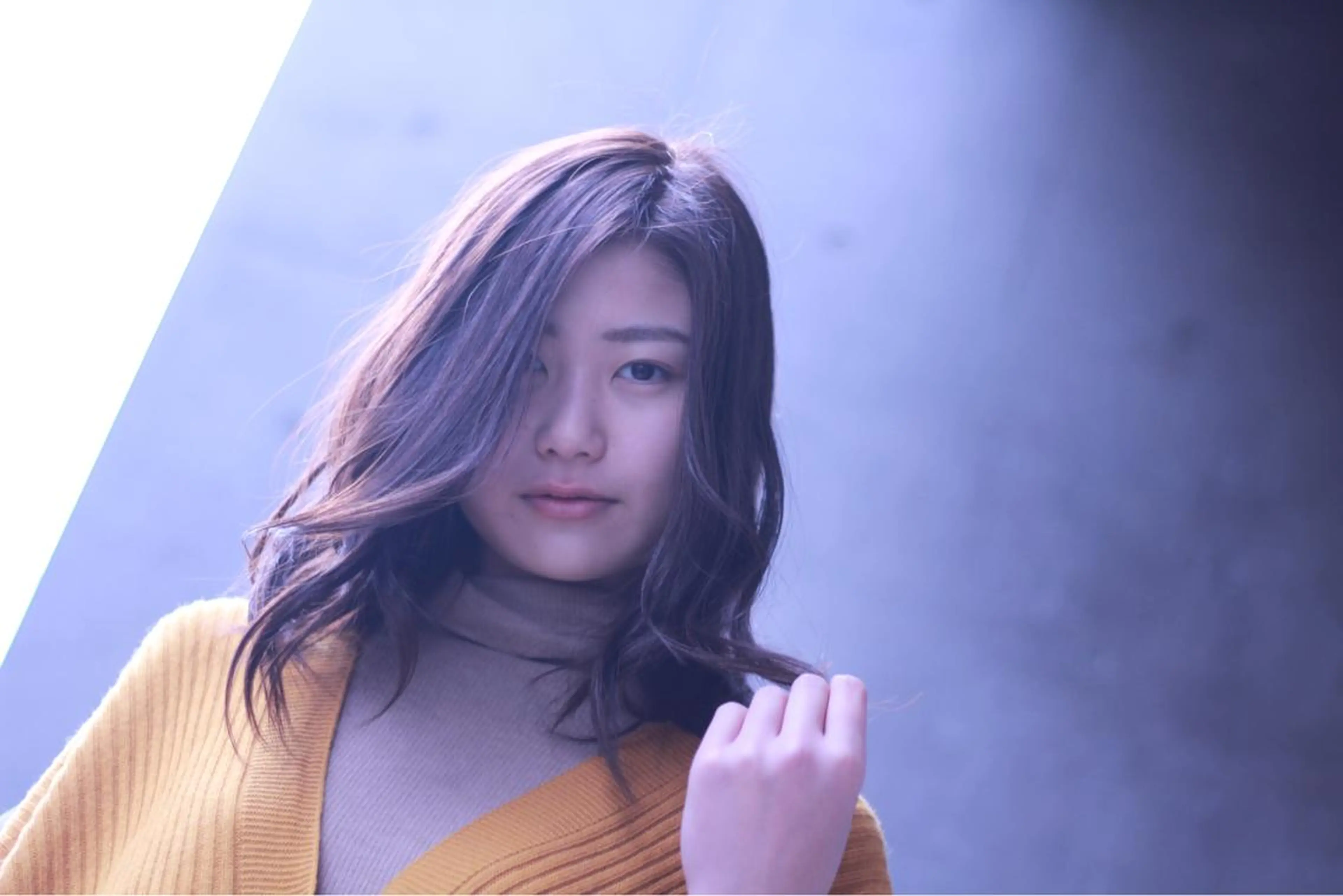 カラー 森 海のヘアスタイル