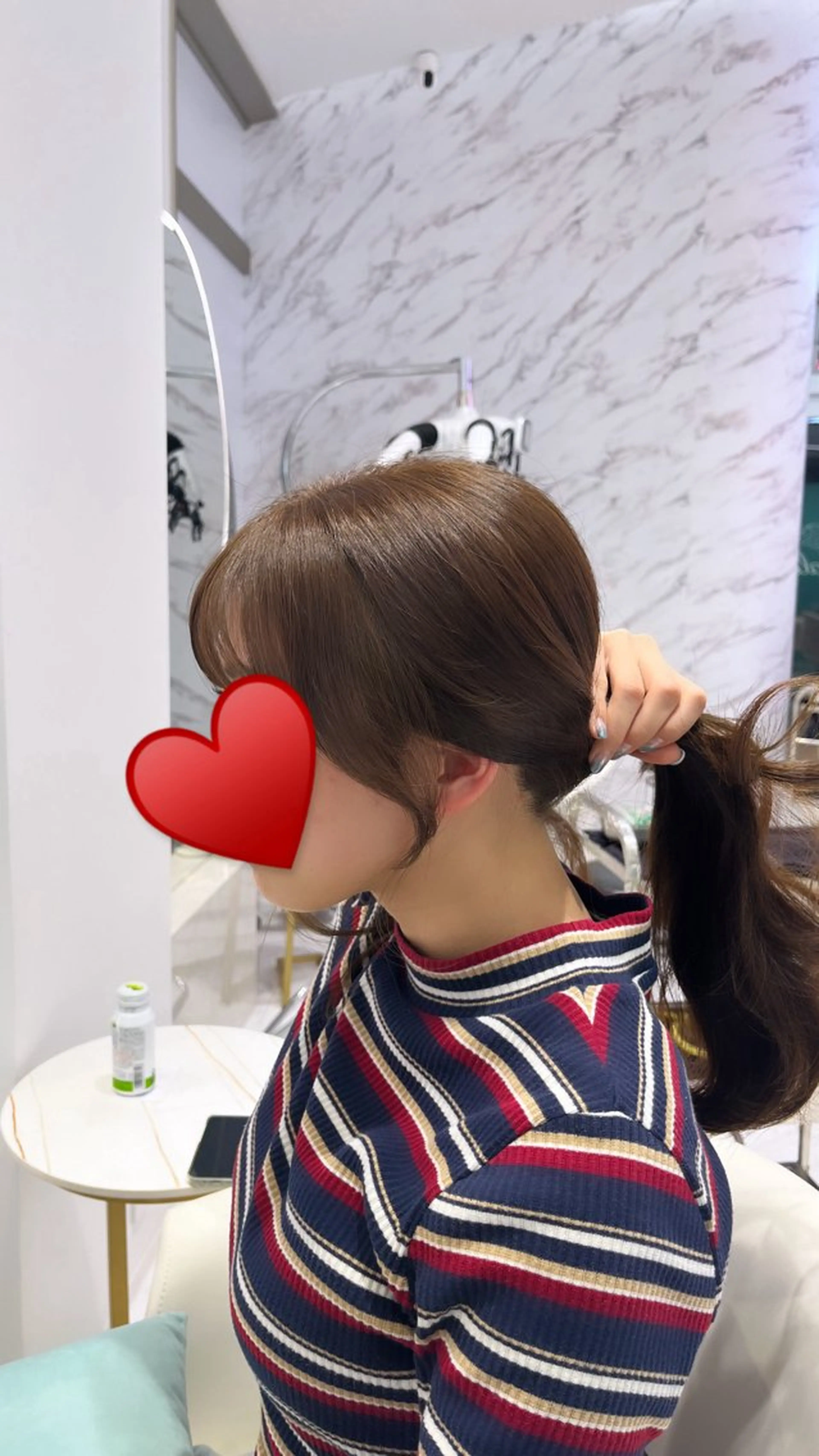 ロング カラー カット ヘアカラー トリートメント 名古屋/透明感カラー /韓国ヘア/高木梨帆のヘアスタイル