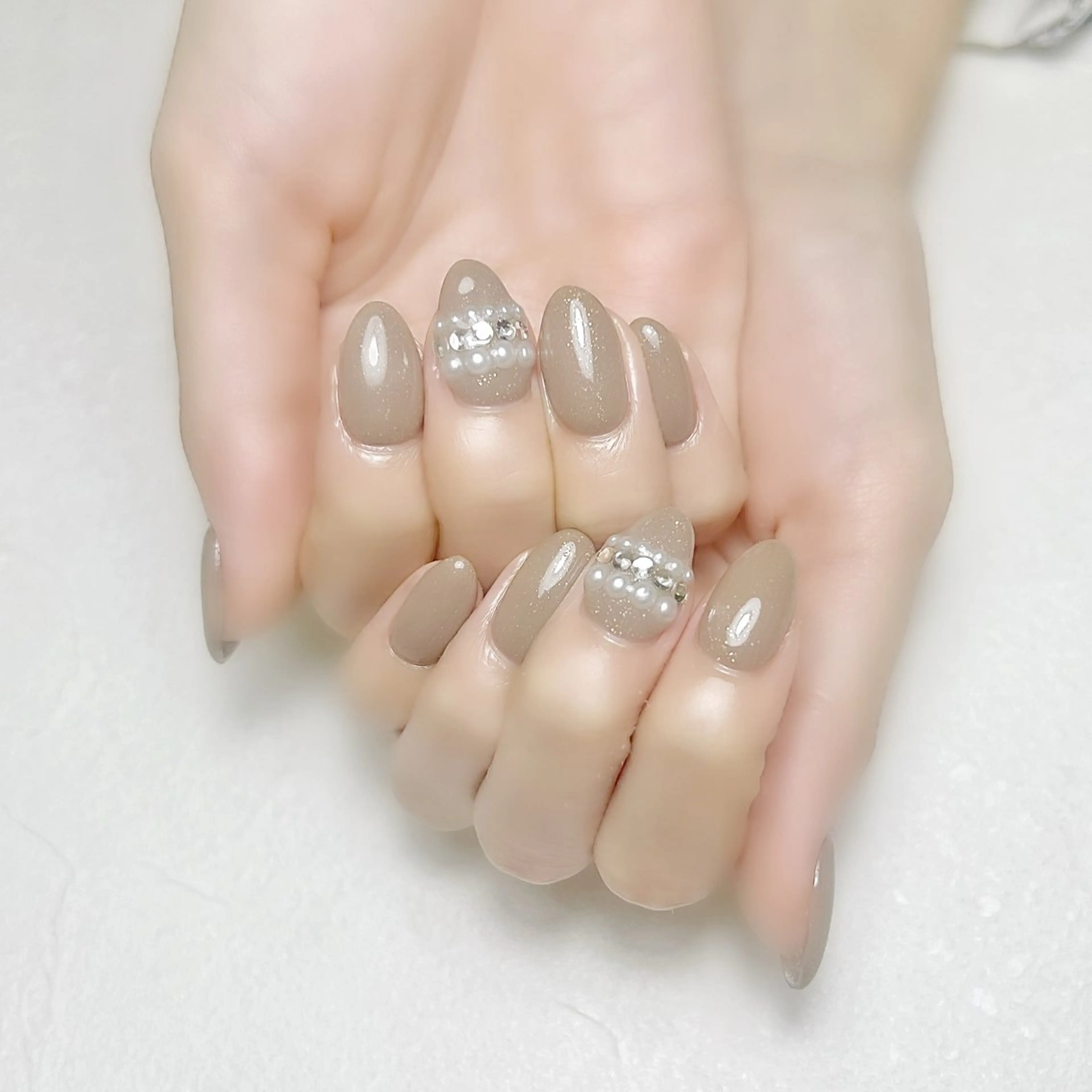 ネイル オフィスネイル ワンカラーネイル rouse nail RISATOのネイルデザイン