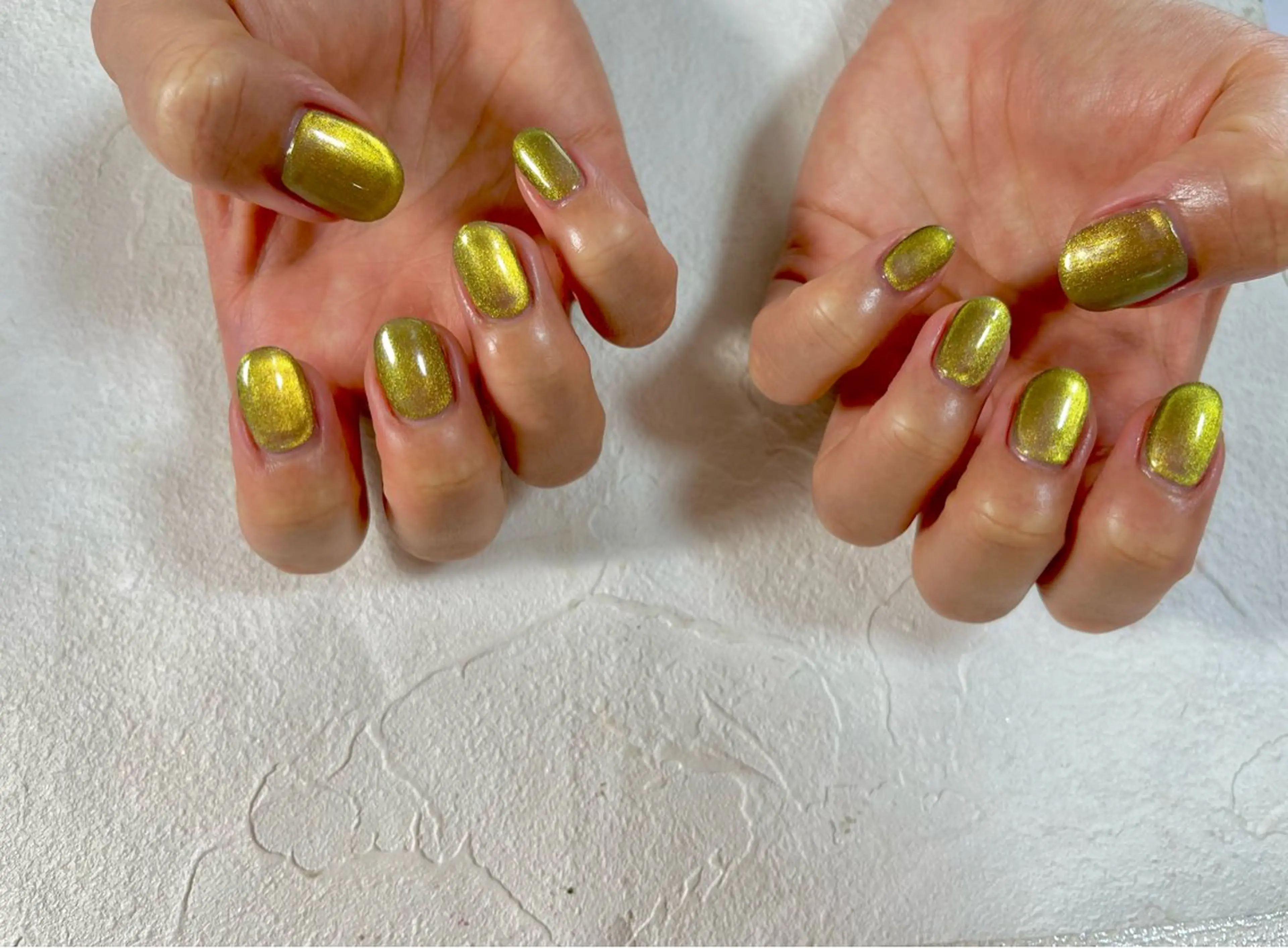 ネイル オーロラネイル フットネイル フレンチネイル ジェルネイル マグネットネイル kiki nail たまプラーザのネイルデザイン