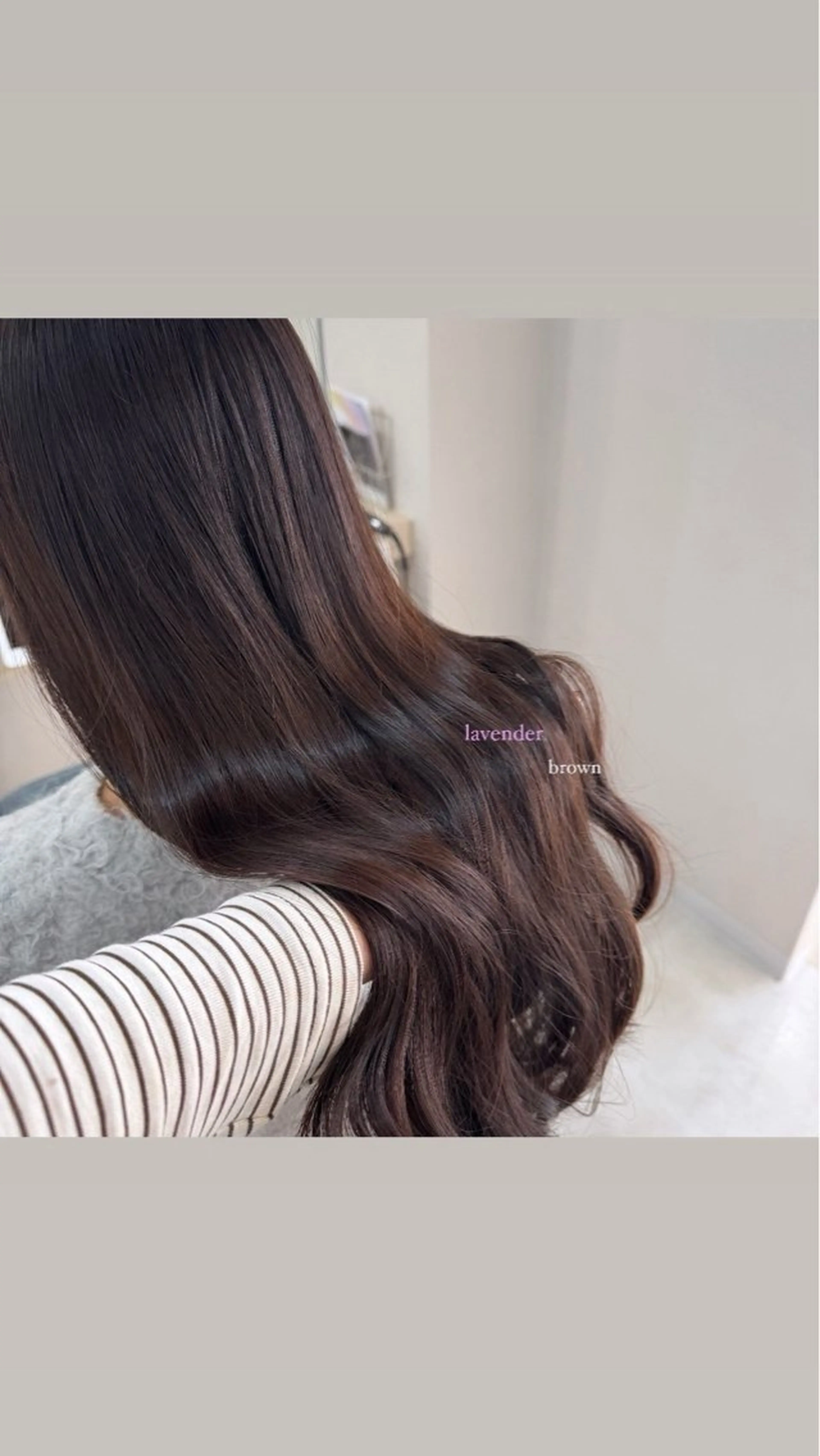 ロング 小西 りのあのヘアスタイル