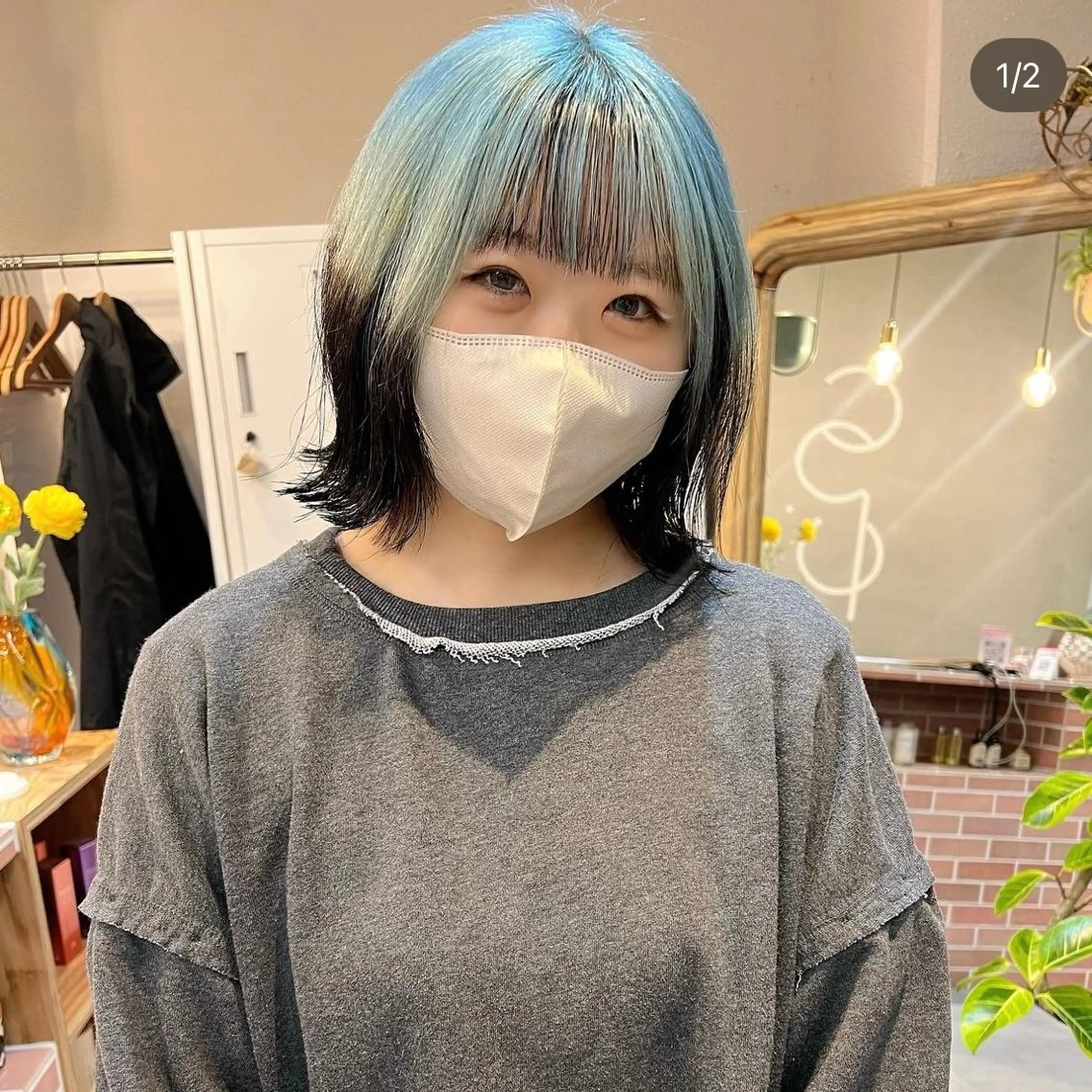 ミディアム カラー cope'u  emu所属・cope'u moneのヘアスタイル