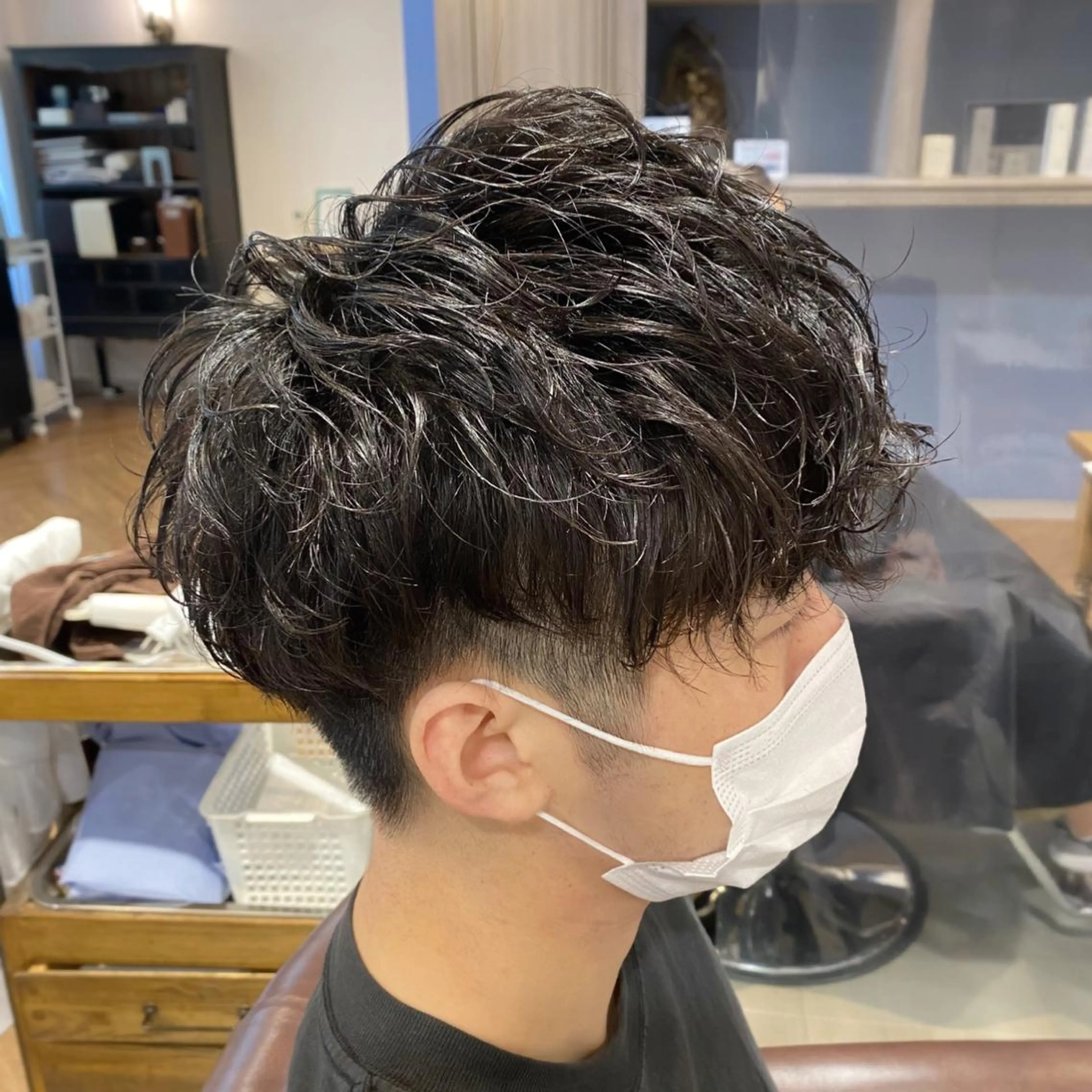 ショート パーマ メンズ メンズパーマ 西條真治のヘアスタイル