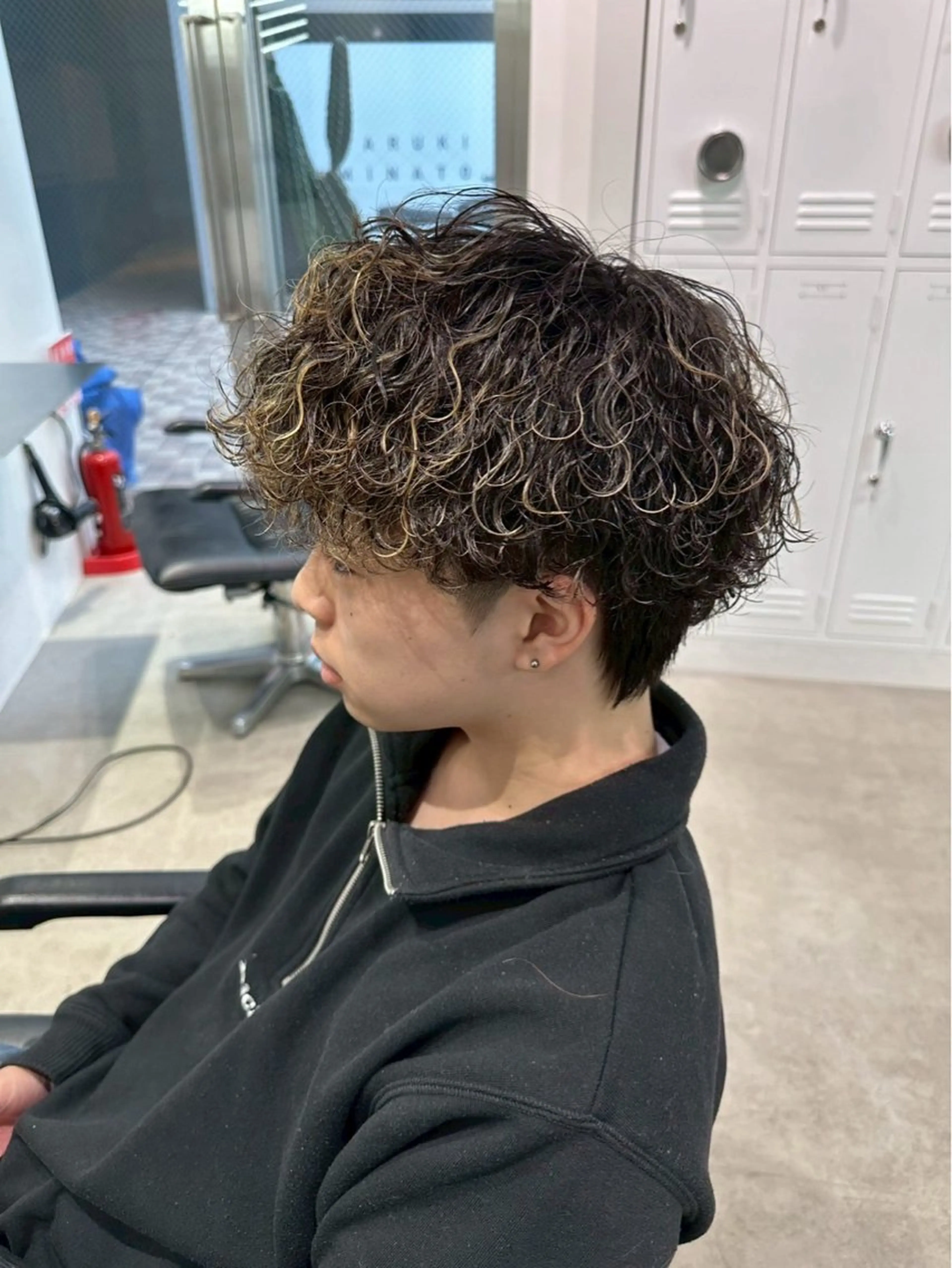 パーマ メンズ fifth天神メンズ パーマ特化／内山遥斗のヘアスタイル