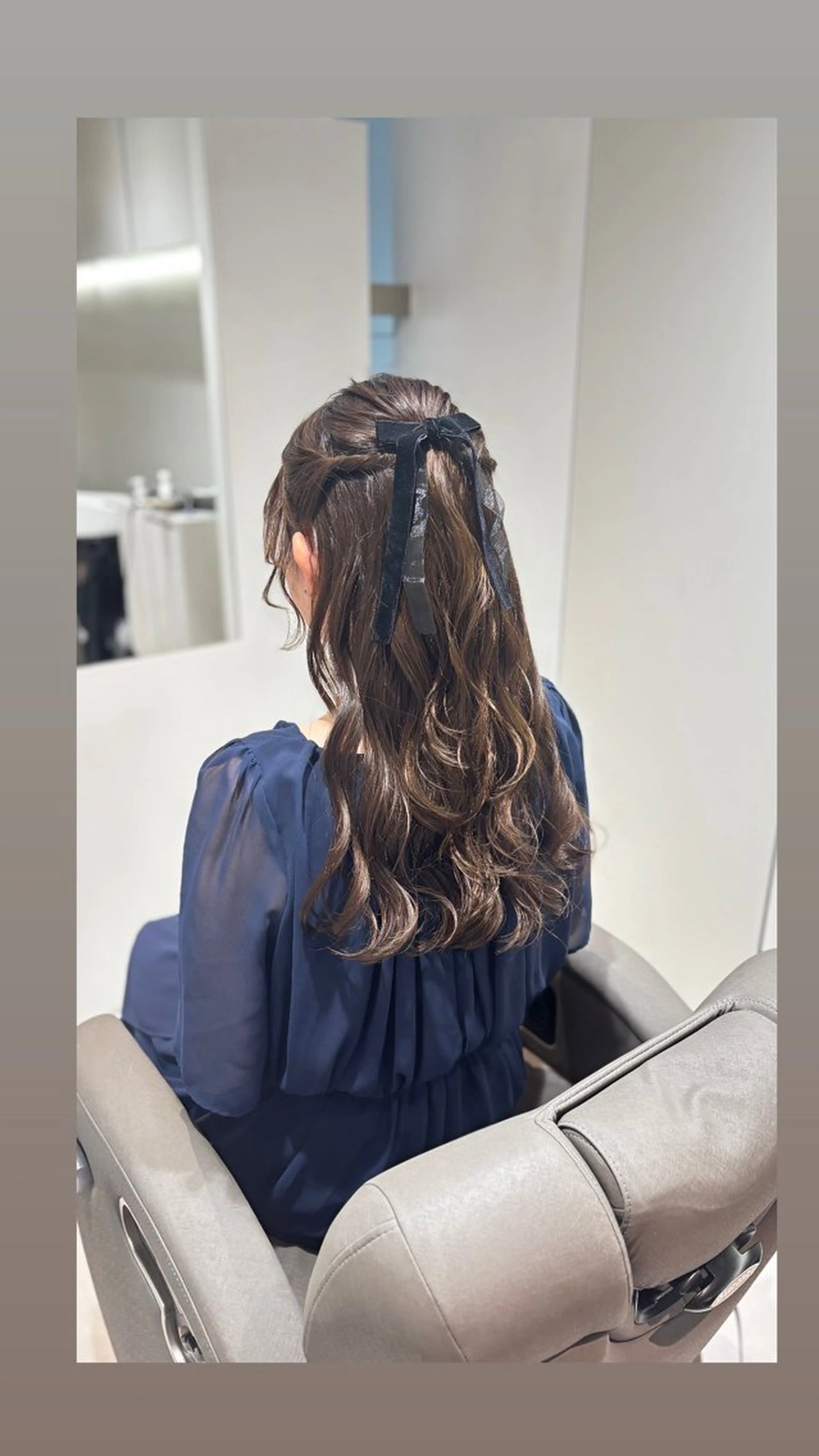 ロング ヘアセット 白土 さくらのヘアスタイル