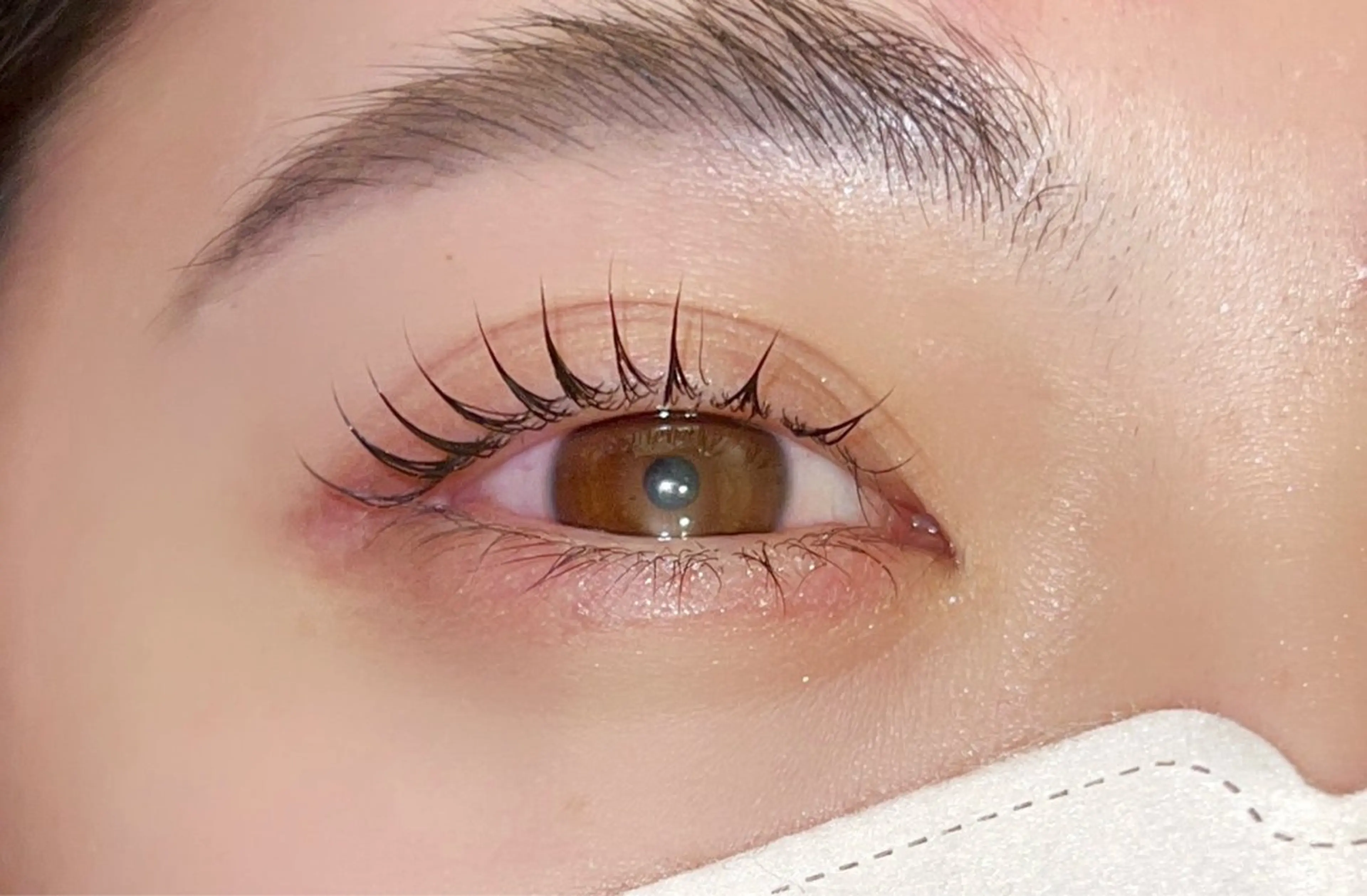 マツエク・マツパ 束感まつ毛 韓国風マツエク まつげパーマ 下まつげエクステ 一重×まつ毛パーマ 韓国まつ毛𖠶ˬ𖠶 /青木楓🍁❤️のマツエク・マツパデザイン