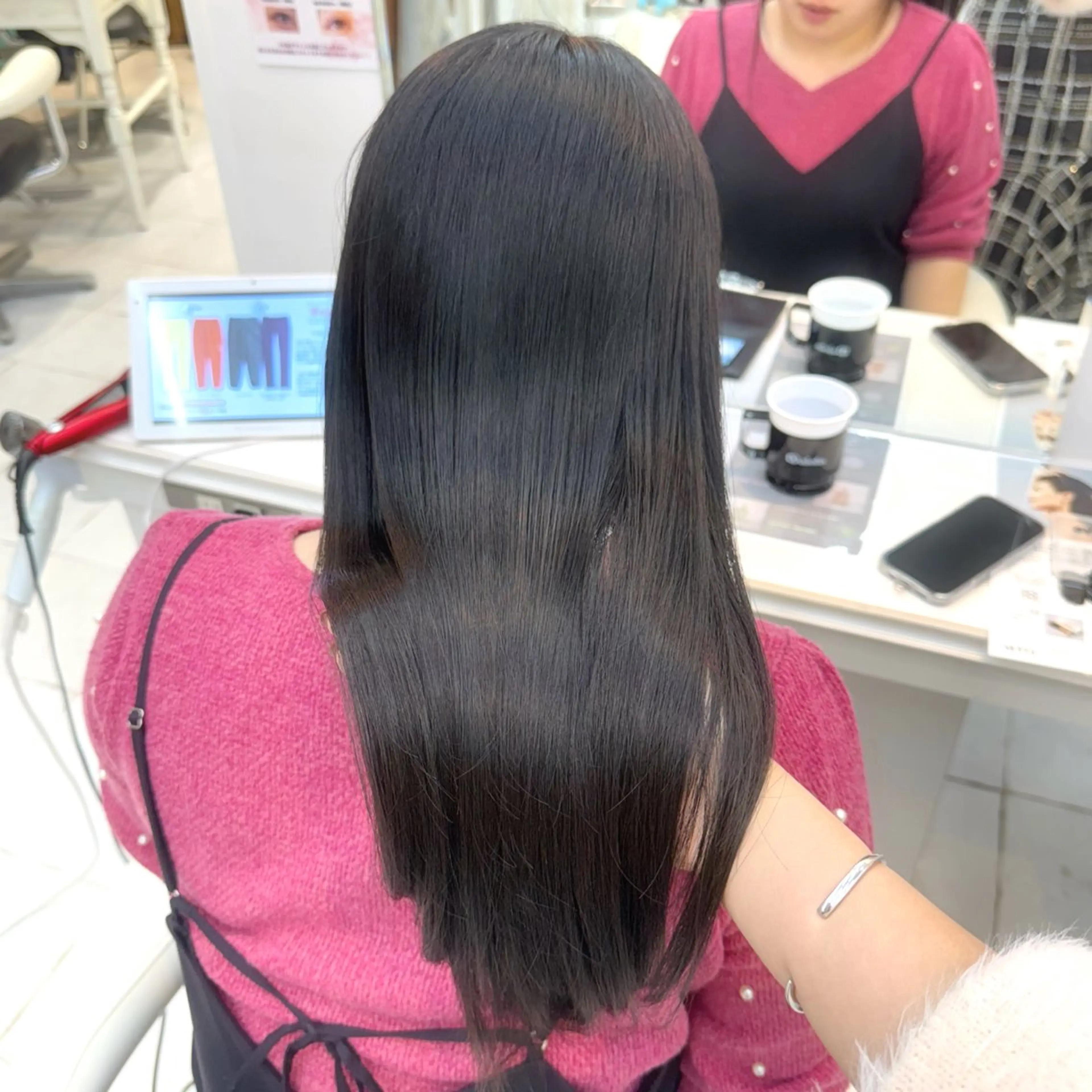 ロング 縮毛矯正 縮毛矯正 すずき なつき🌙のヘアスタイル