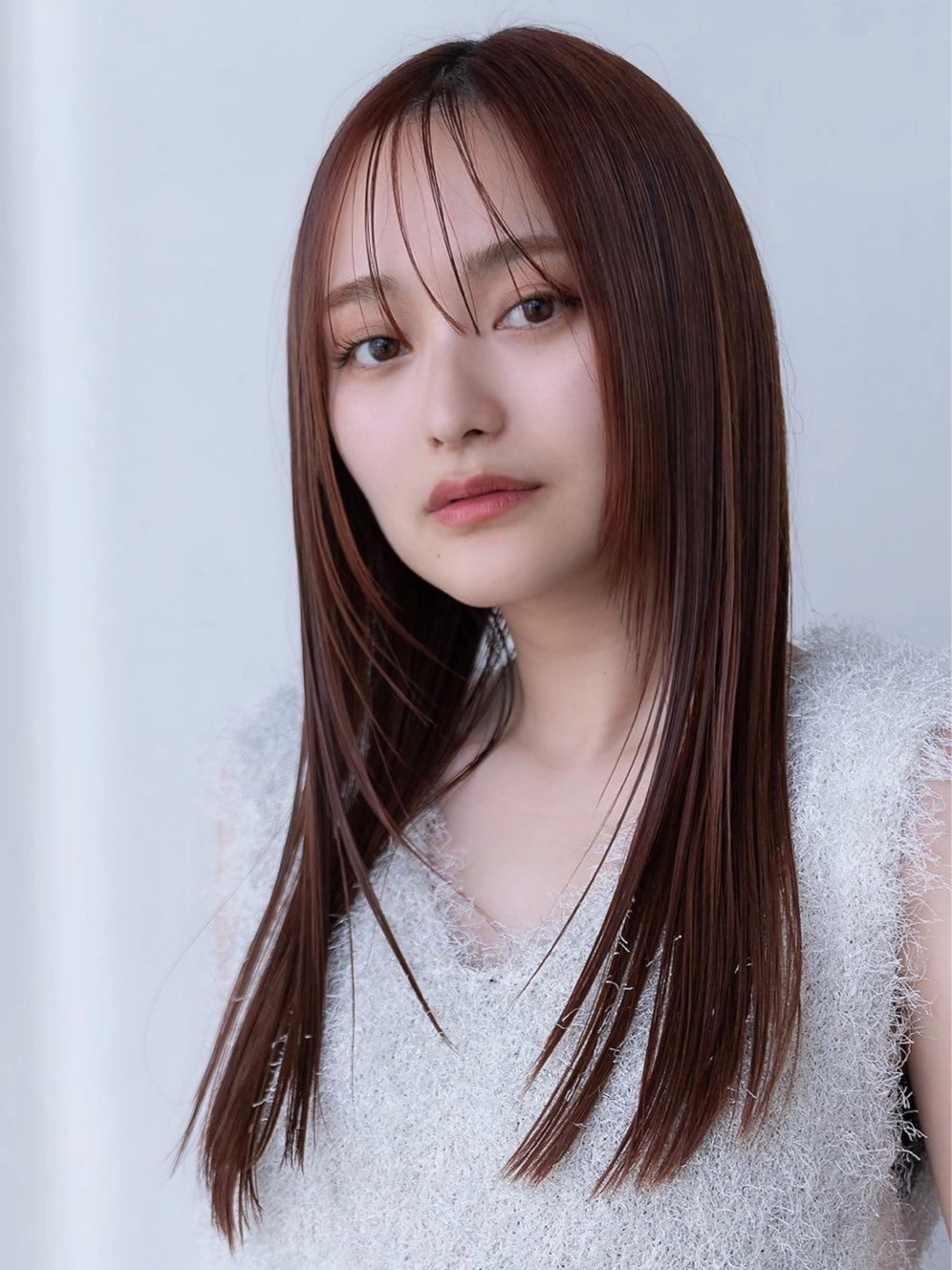 ミディアム パーマ 渋谷/レイヤーボブ・ 韓国ボブ特化/楓のヘアスタイル