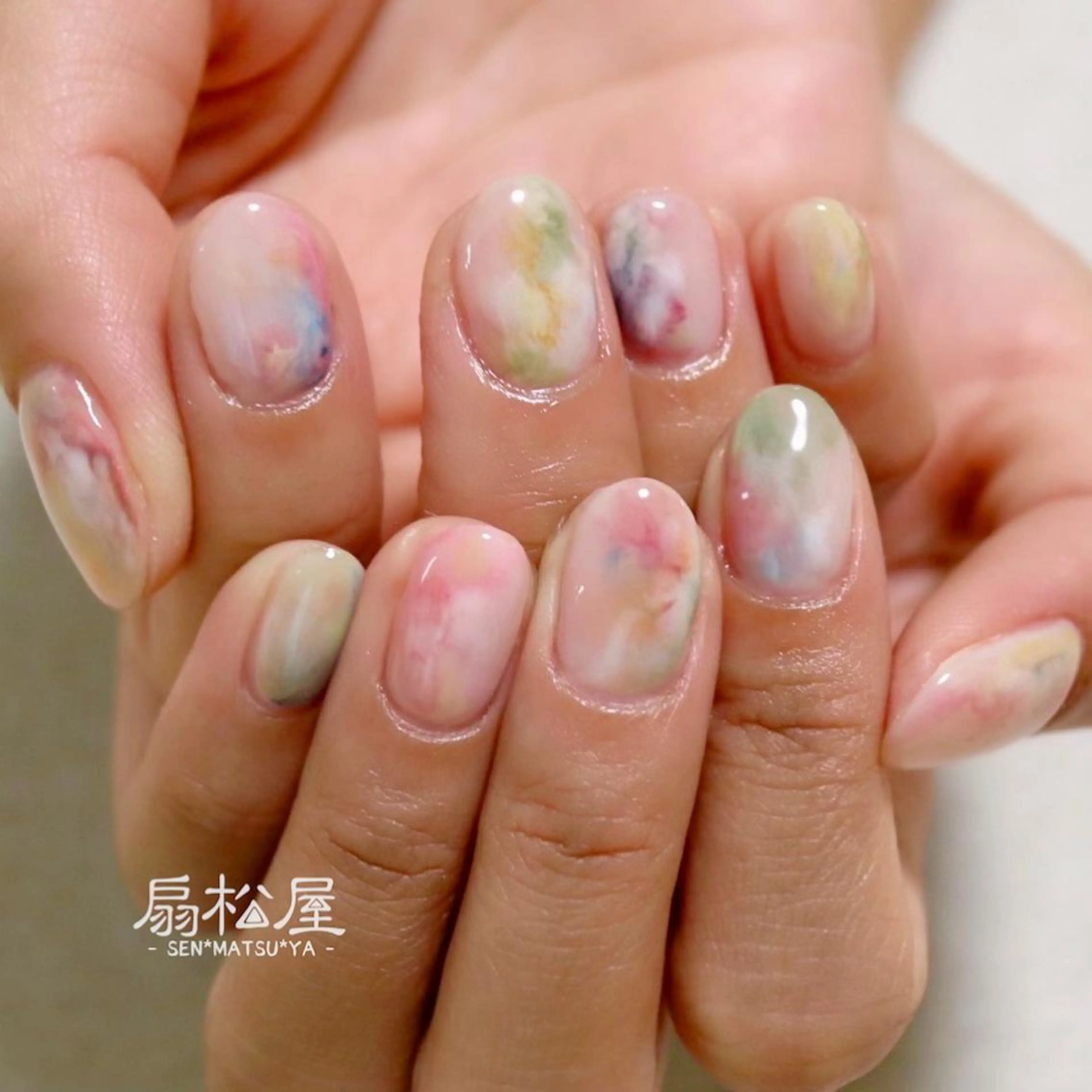 ネイル 扇松屋 marie.nのネイルデザイン