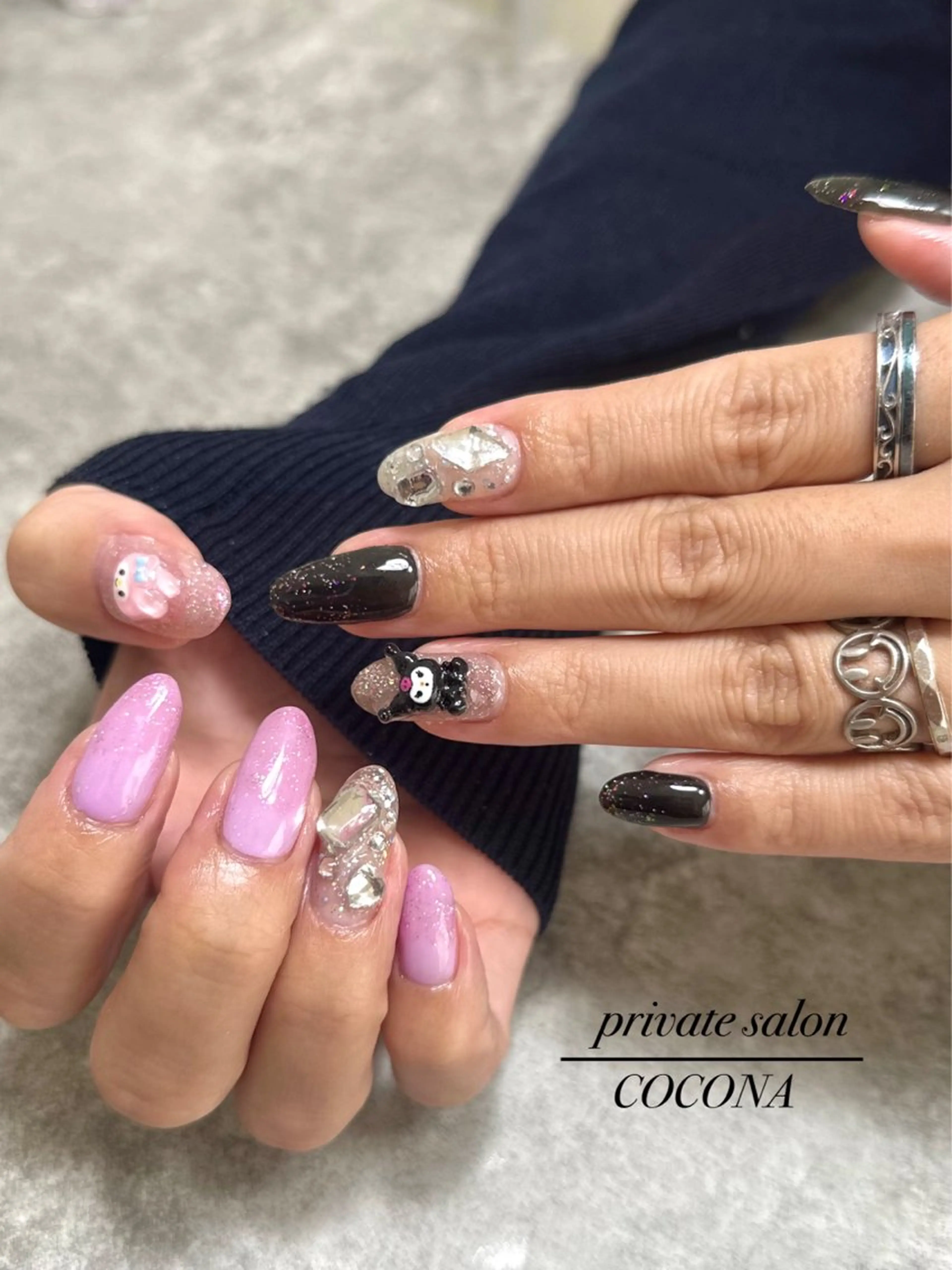 ネイル 持ち込み プライベートサロン nailcoconaのネイルデザイン