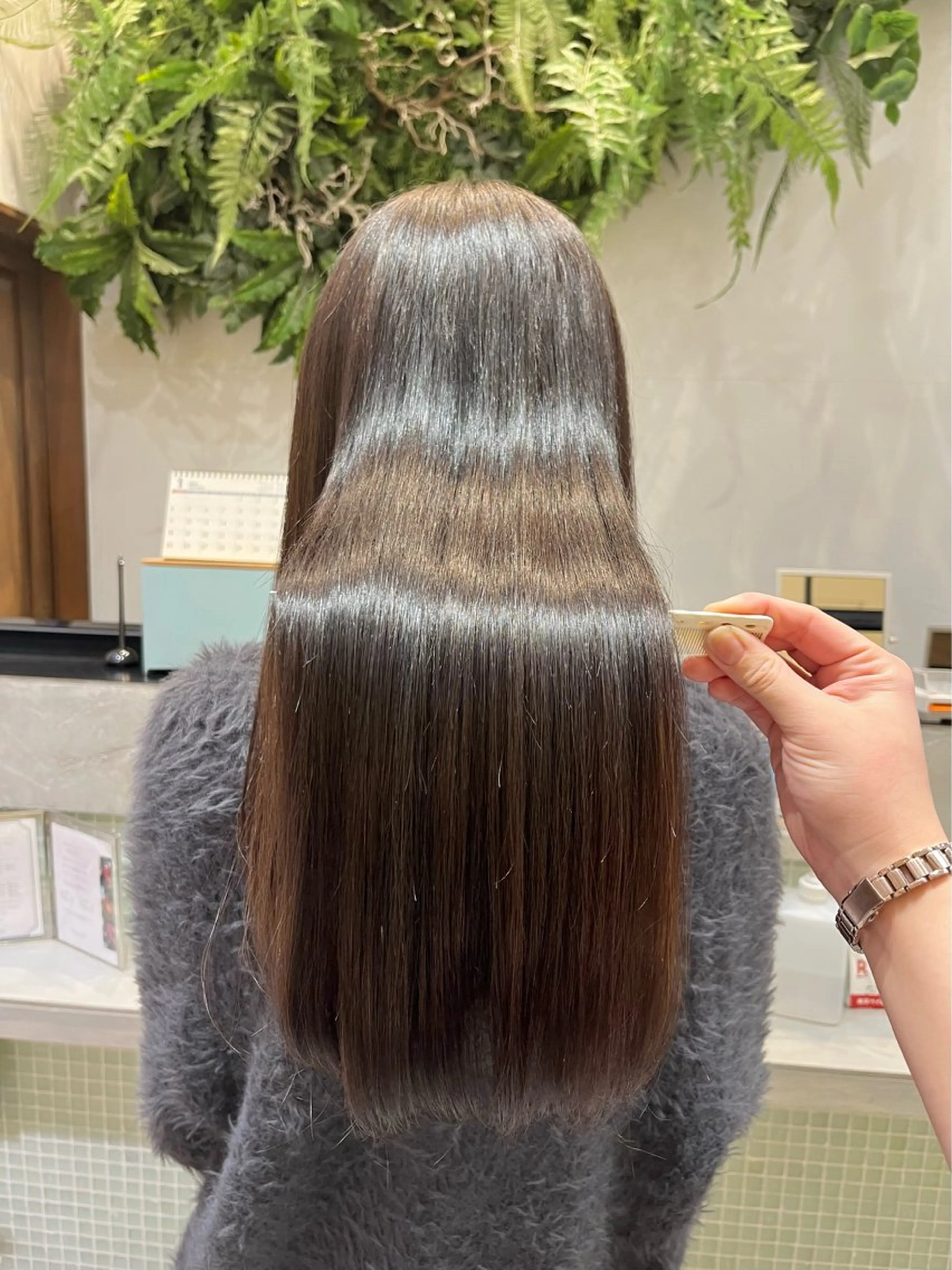 カラー かわいいを＋🎀🤍 上品hair/ 星愛のヘアスタイル