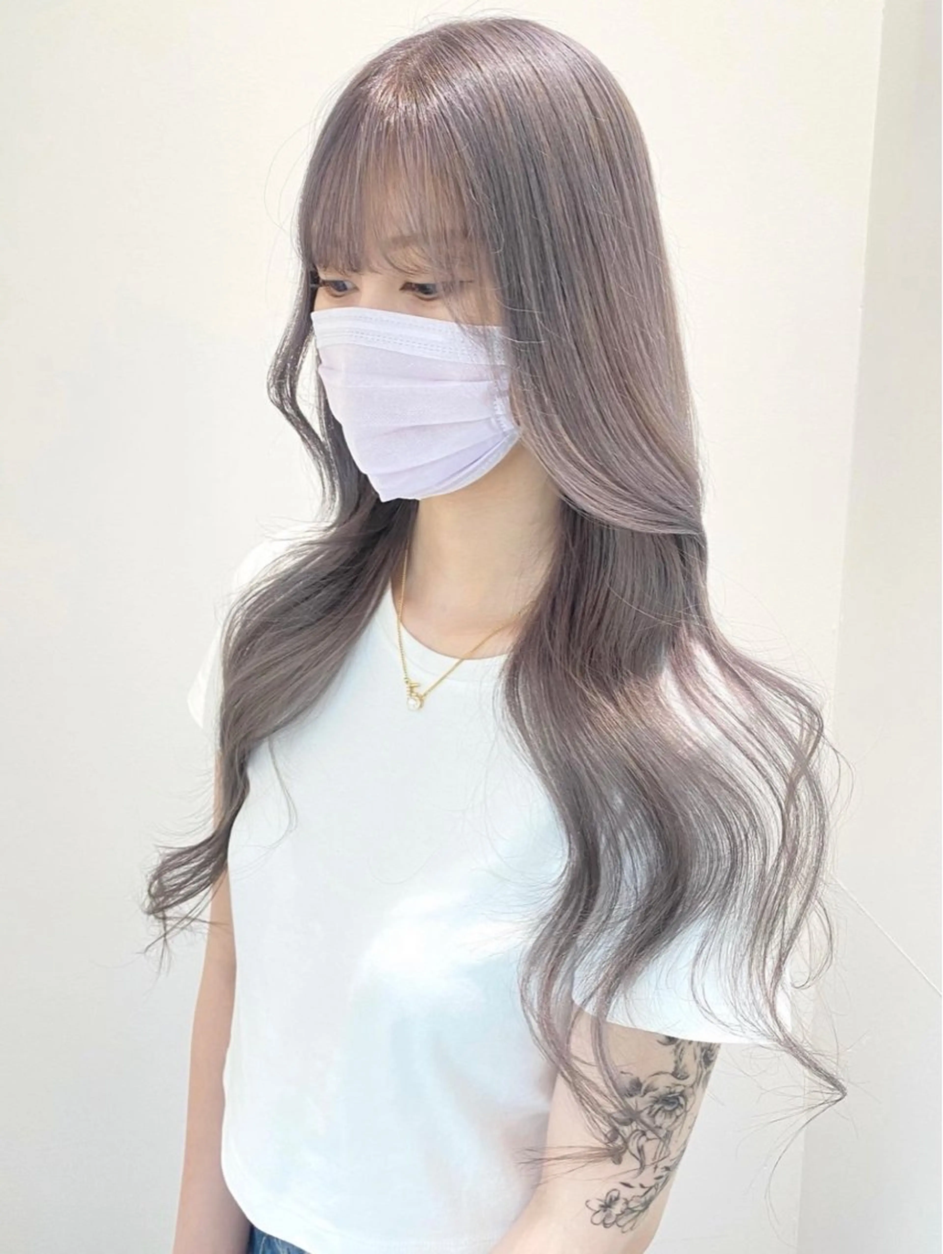 ロング カット ヘアカラー トリートメント 韓国ヘア/艶髪🎀 宮川みほのヘアスタイル