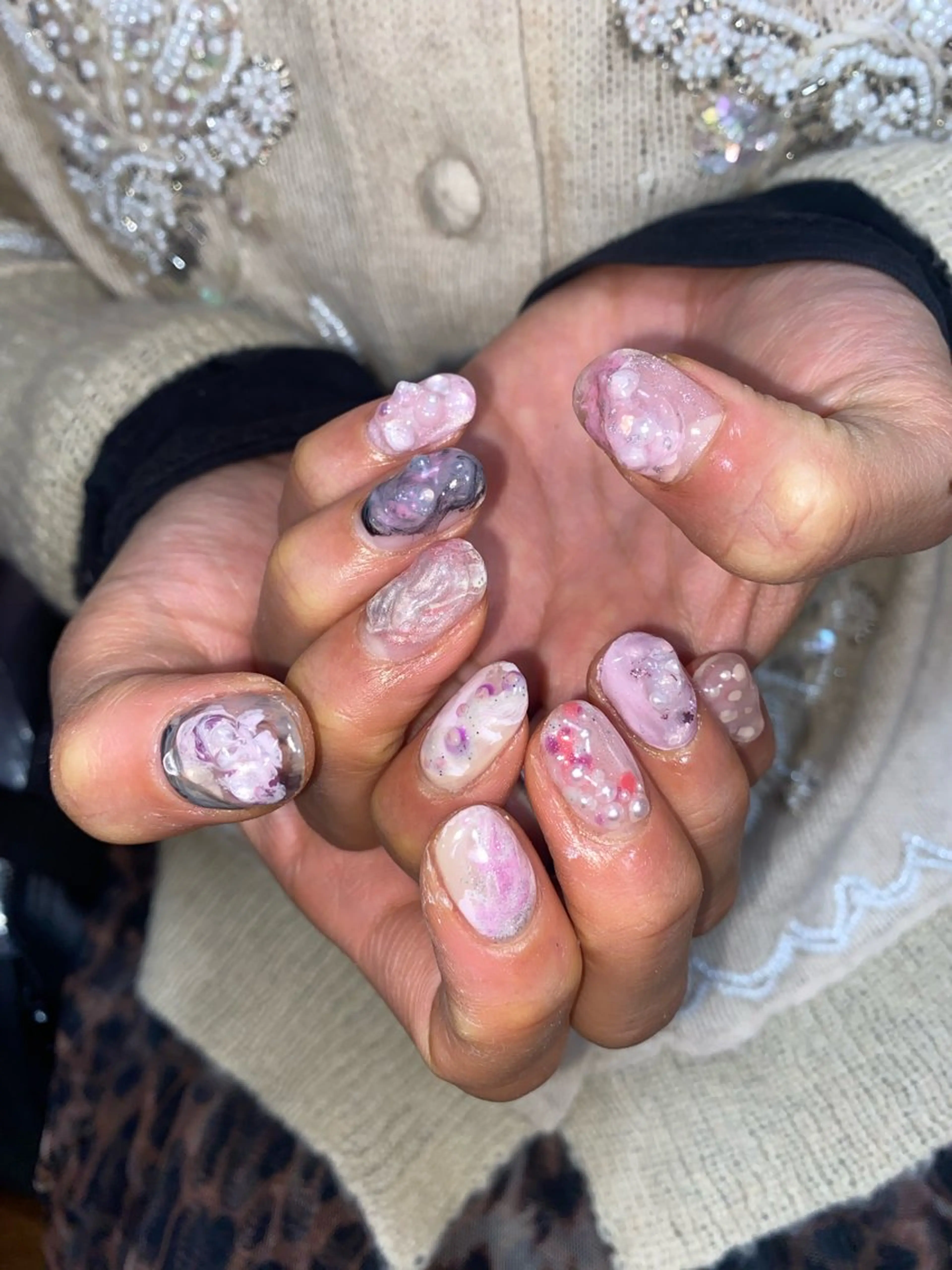 ネイル .unff所属・hana (..)個 性派/メンズネイル◎のネイルデザイン