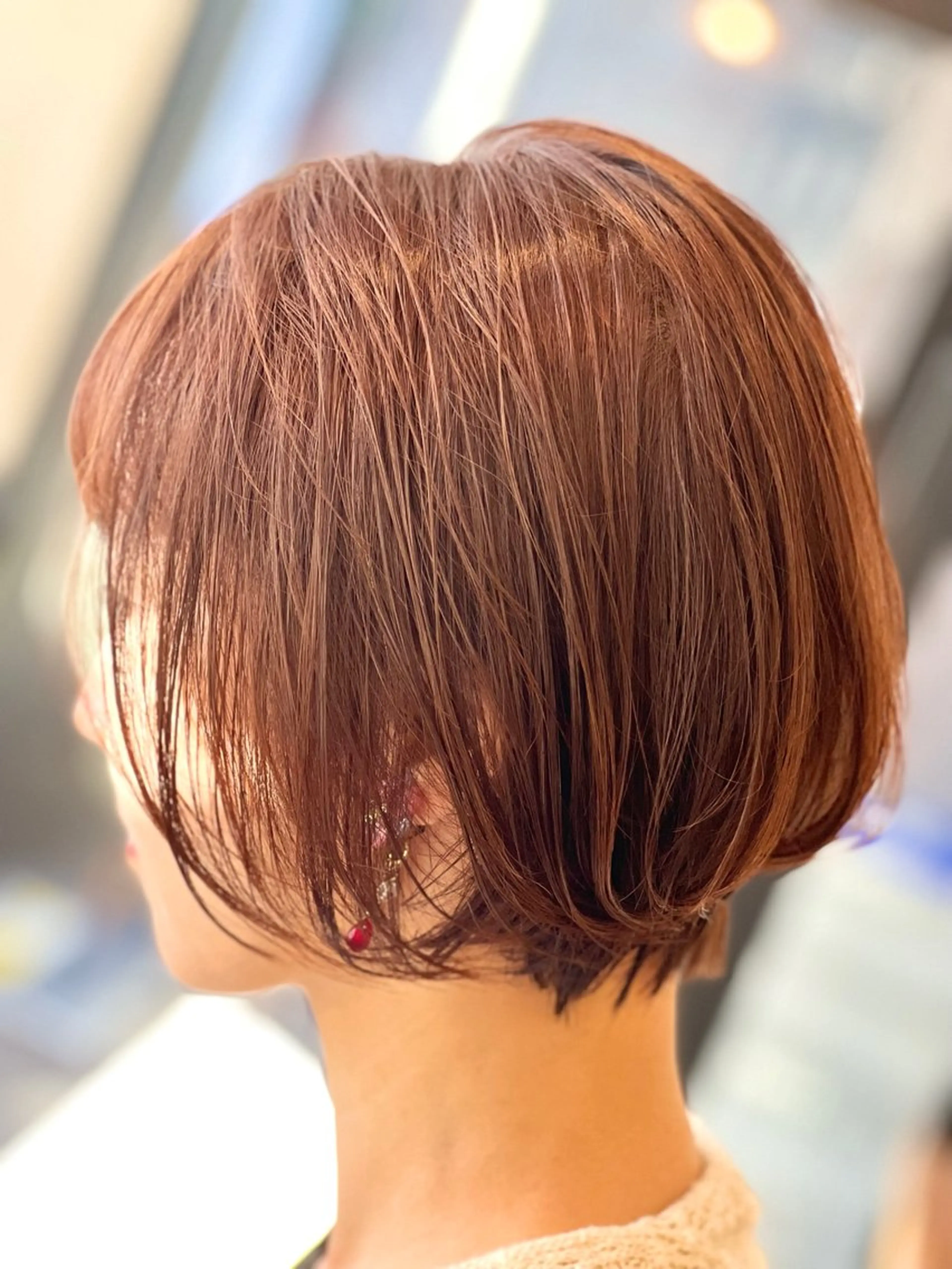 ショート カラー カット ヘアカラー トリートメント Realme  京都四条烏丸ドゥエby  yk所属・小塚 耀介✂︎ ショートボブ特化のヘアスタイル