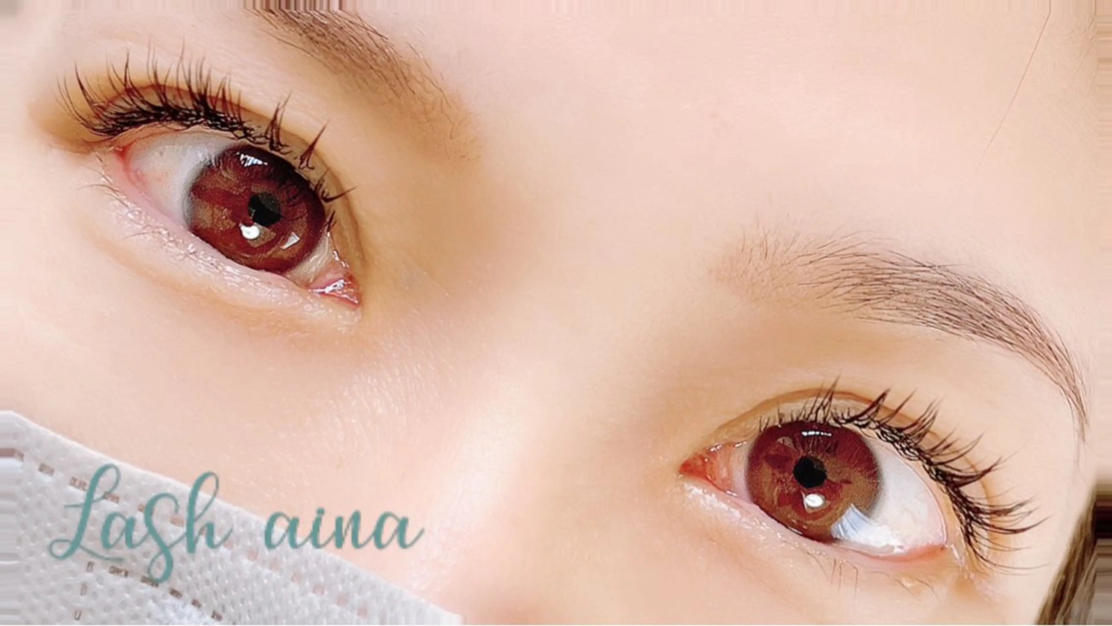 マツエク・マツパ フラットラッシュ Lash aina所属・Lash ainaのマツエク・マツパデザイン