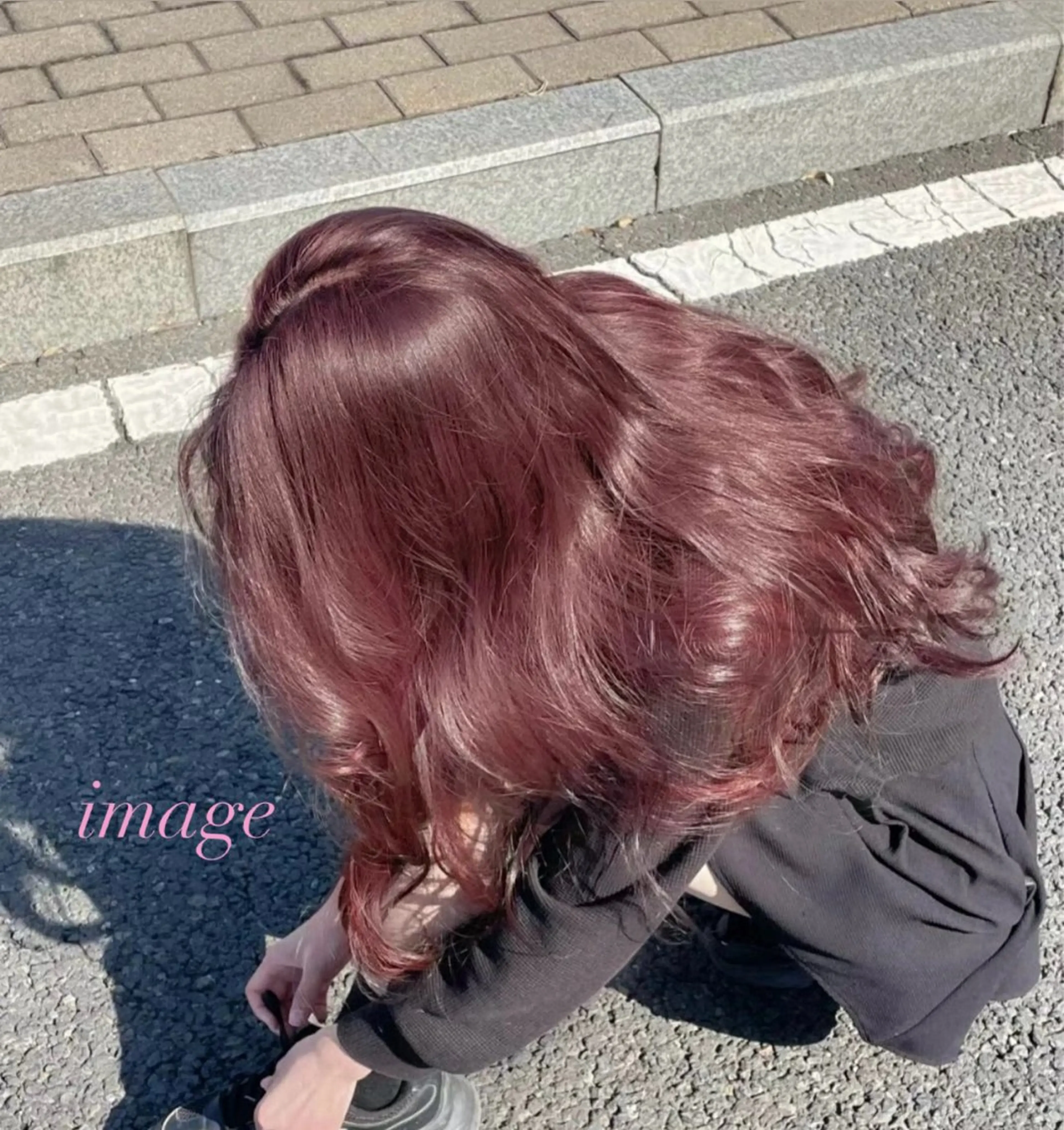 🩷ブリーチなしダブルカラー|深み×透明感カラー🎨 ⚠️補足説明必読の写真