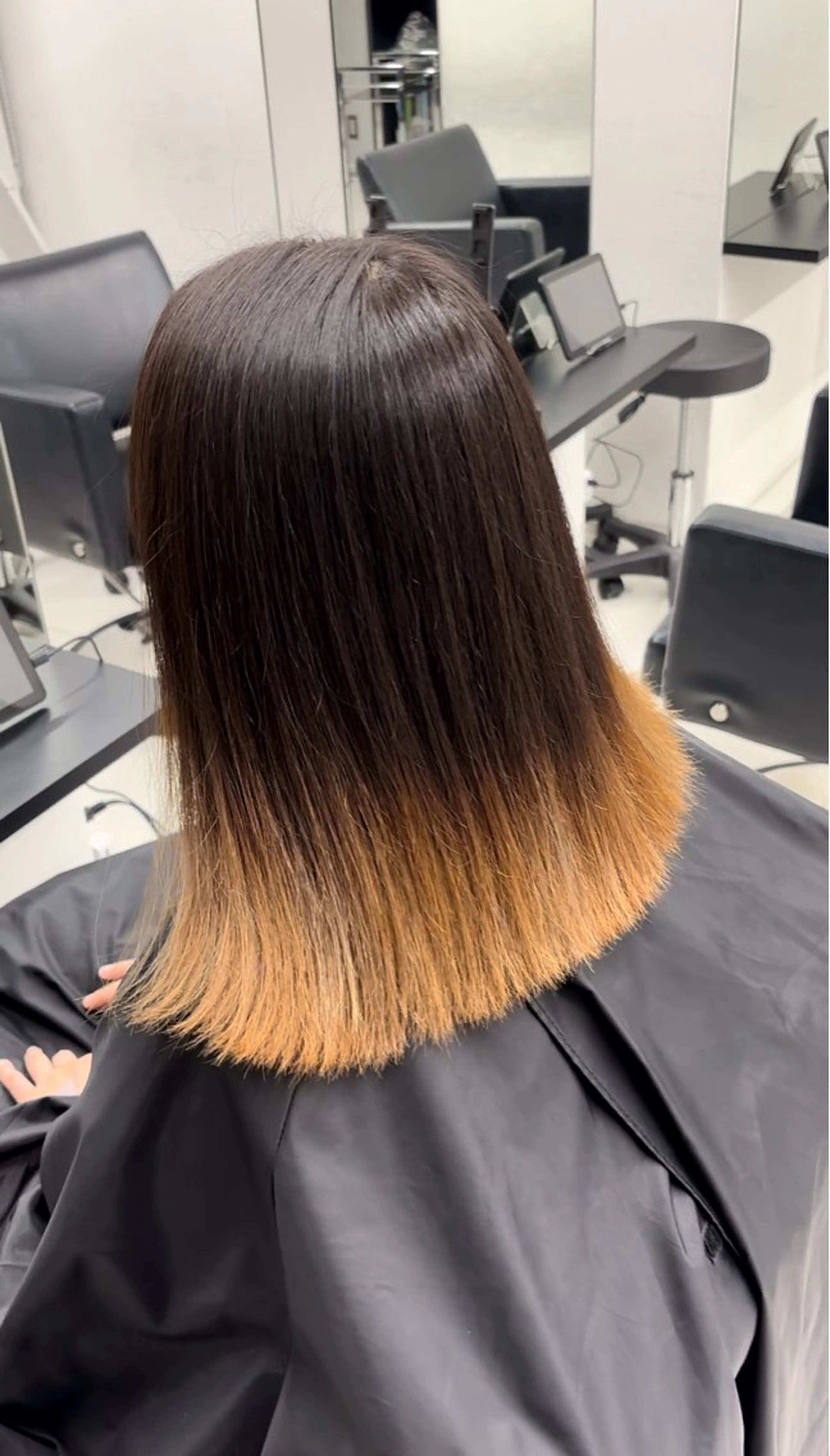 ミディアム カラー ⭐️無料！カット モデル募集⭐️夕貴のヘアスタイル