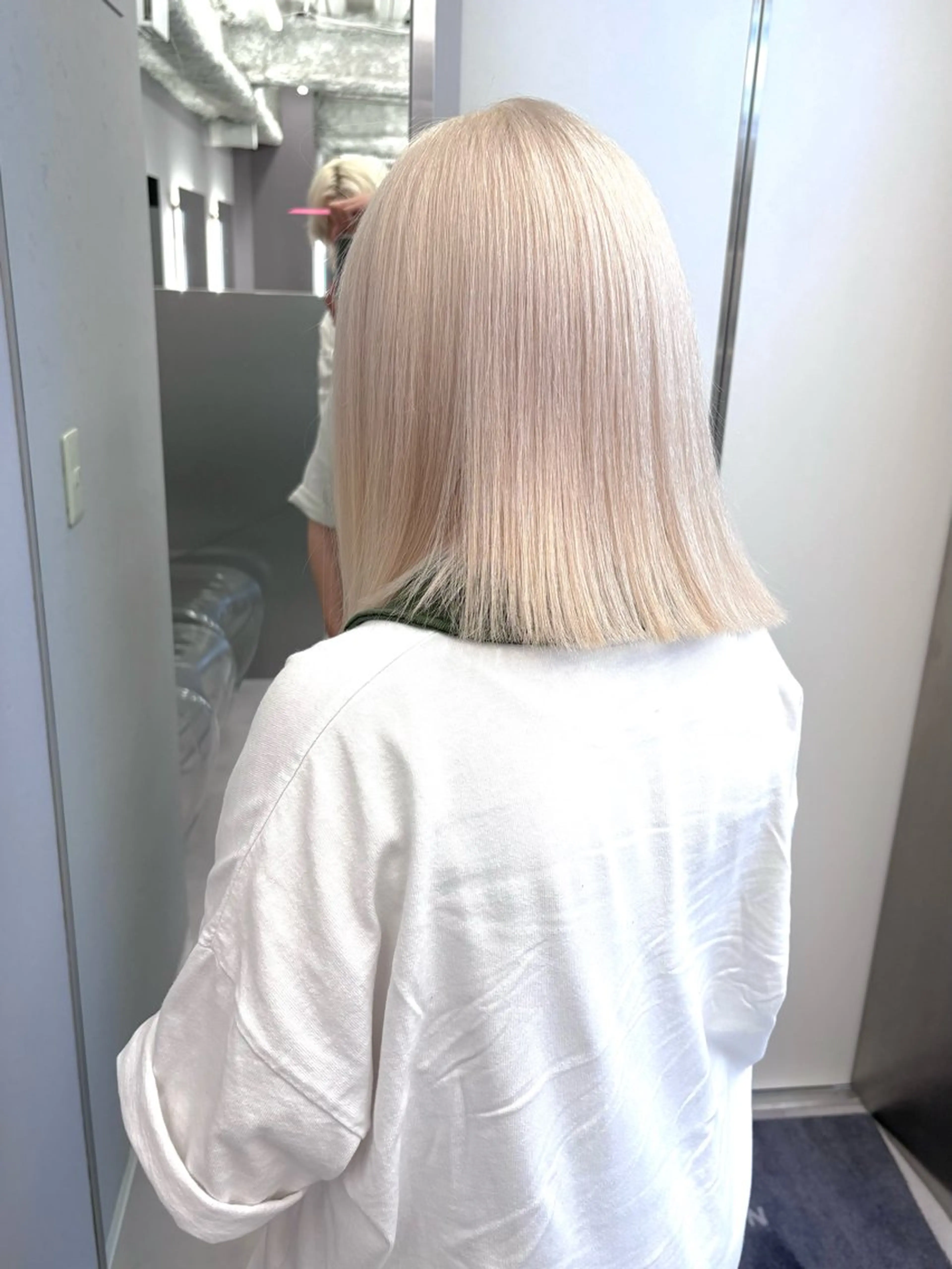 ミディアム カラー ヘアカラー ukyo/透明感 カラー/ハイライトのヘアスタイル