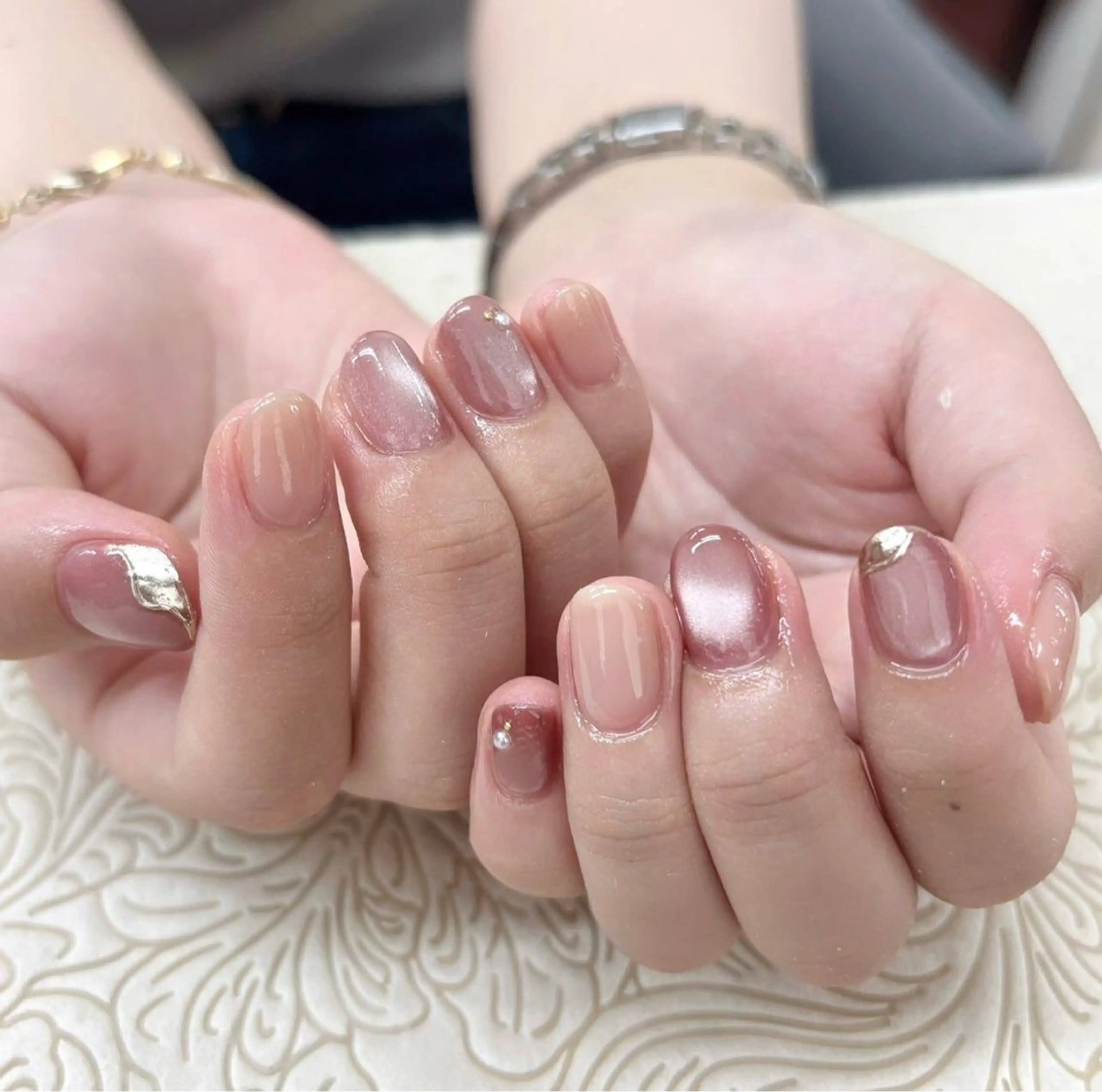 ネイル フラワーネイル ハンドネイル precious nail room所属・precious nail roomのネイルデザイン