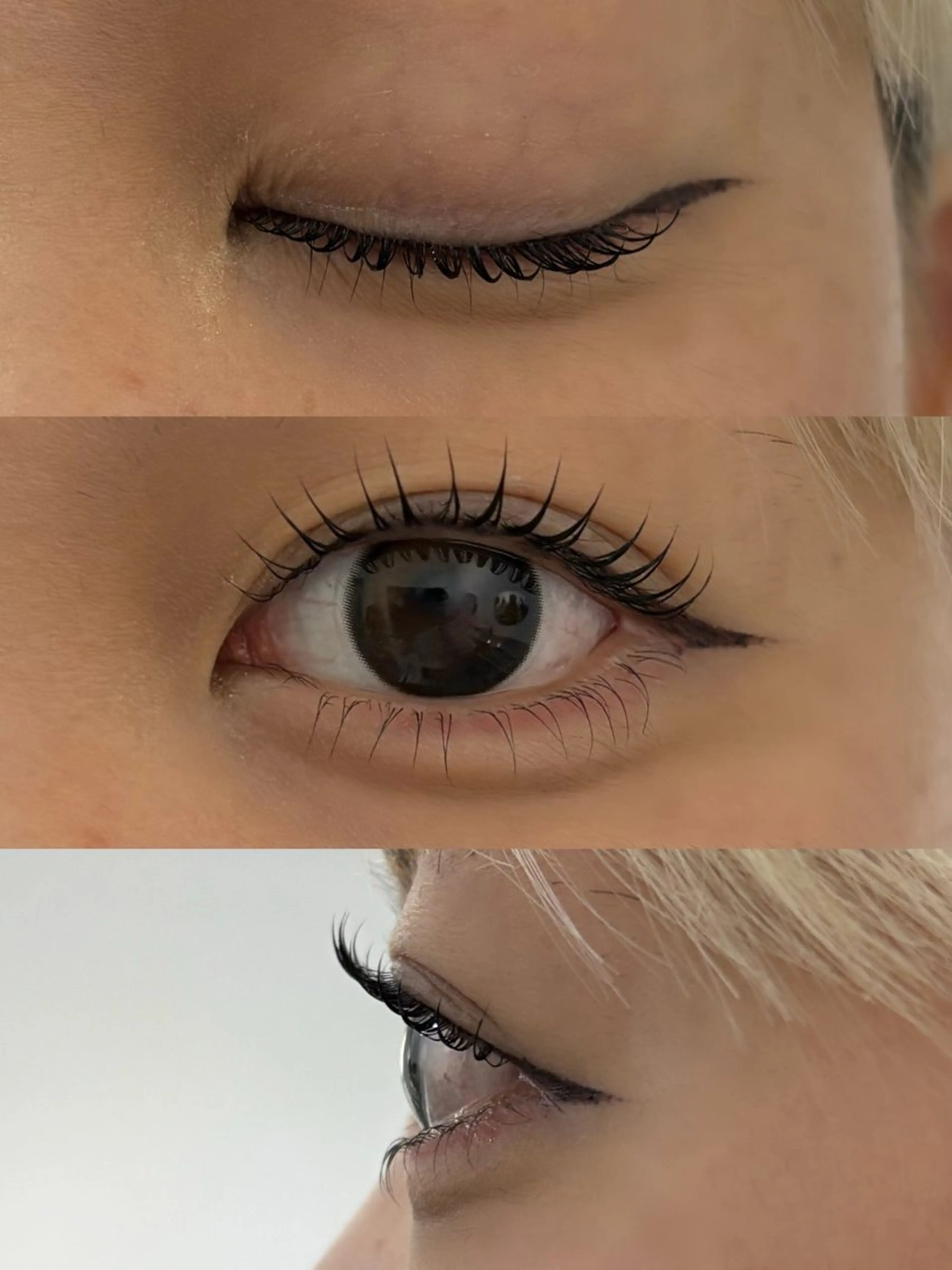 マツエク・マツパ 下まつげエクステ 一重×まつ毛パーマ マツパ Zoey eye所属・Zoey eye. キノマナのマツエク・マツパデザイン