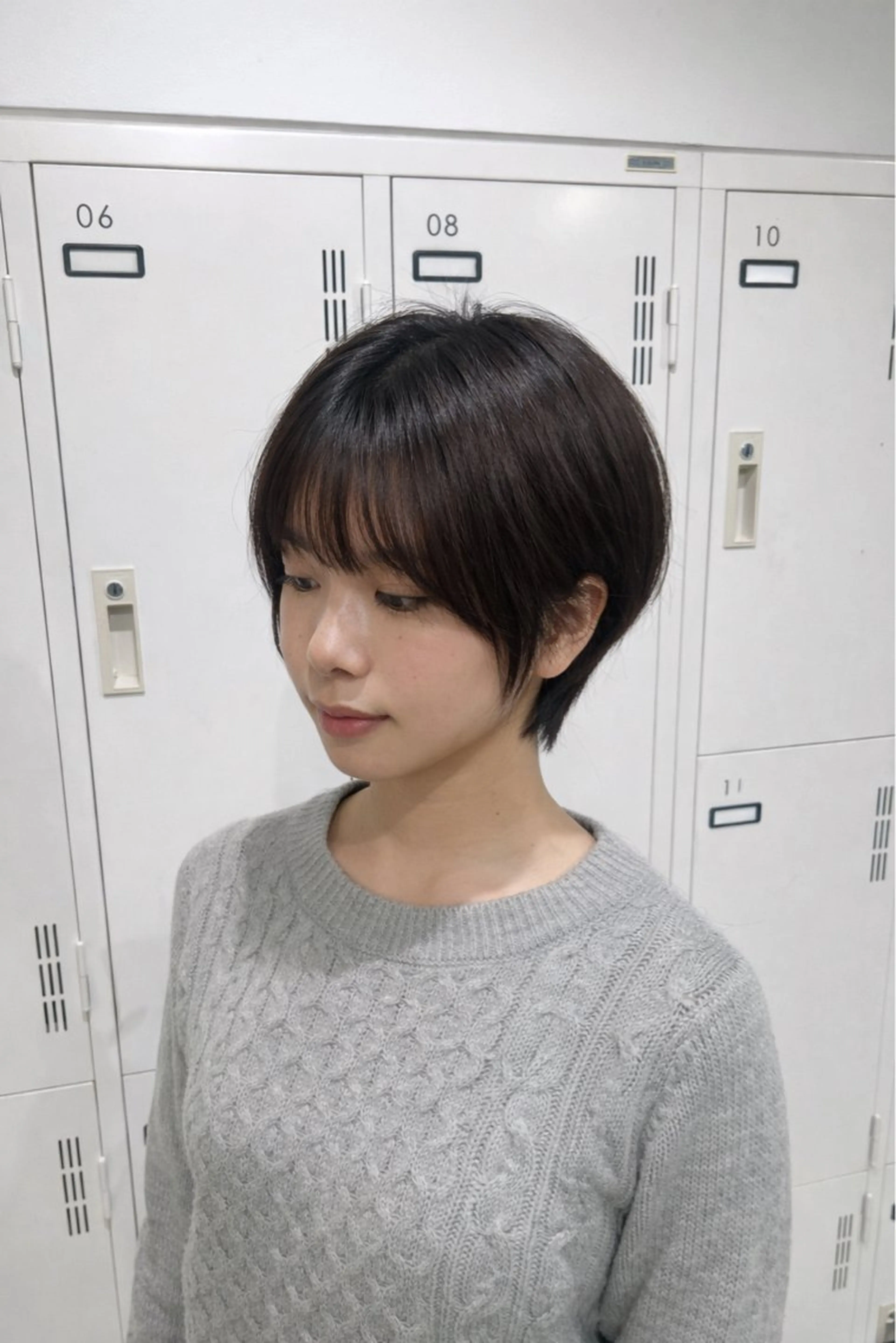 【骨格矯正カット🤍】ショートカット＋ケアトリートメントの写真