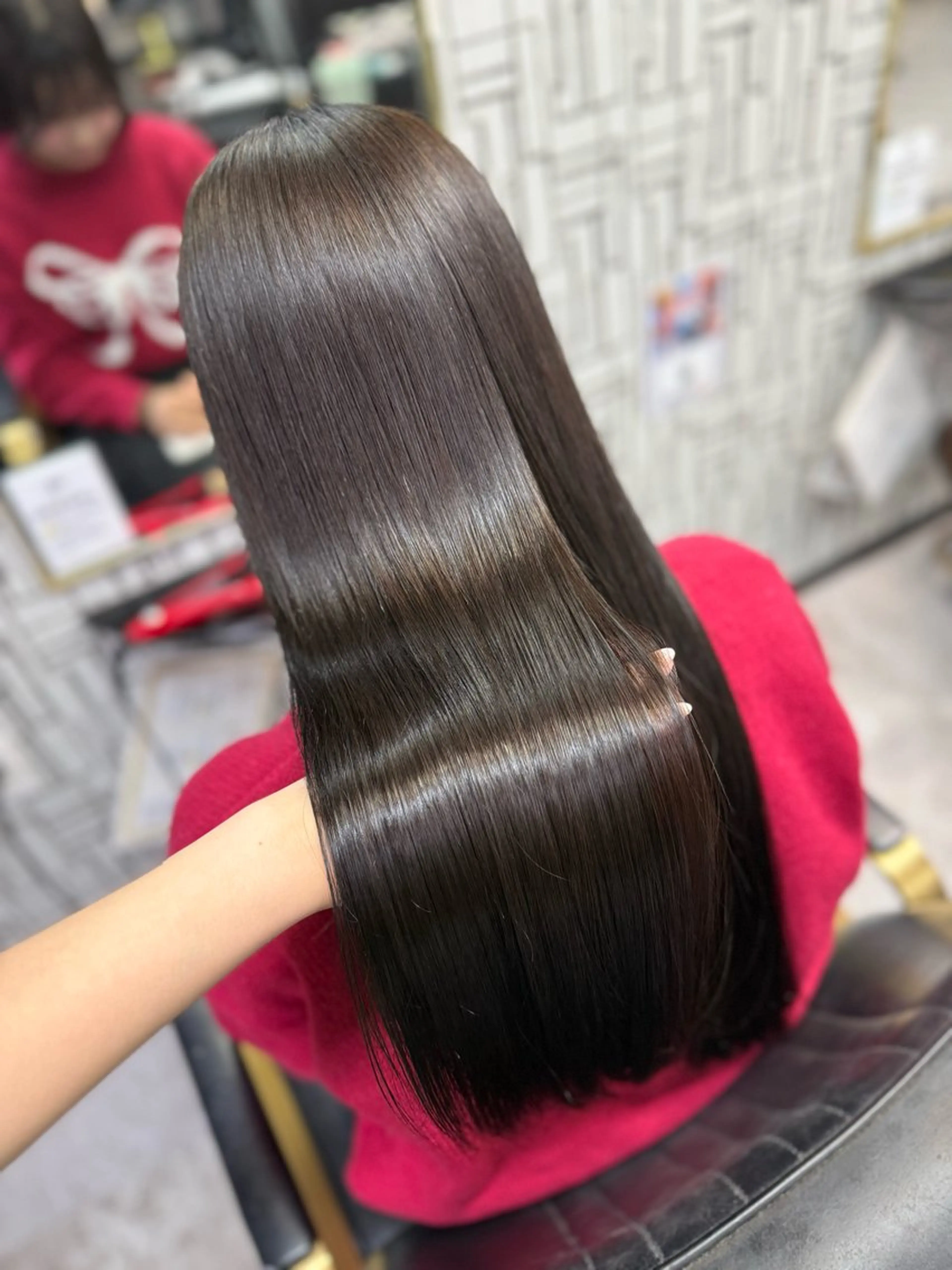 ロング 髪質改善 トリートメント arose久留米所属・山中 莉乃のヘアスタイル