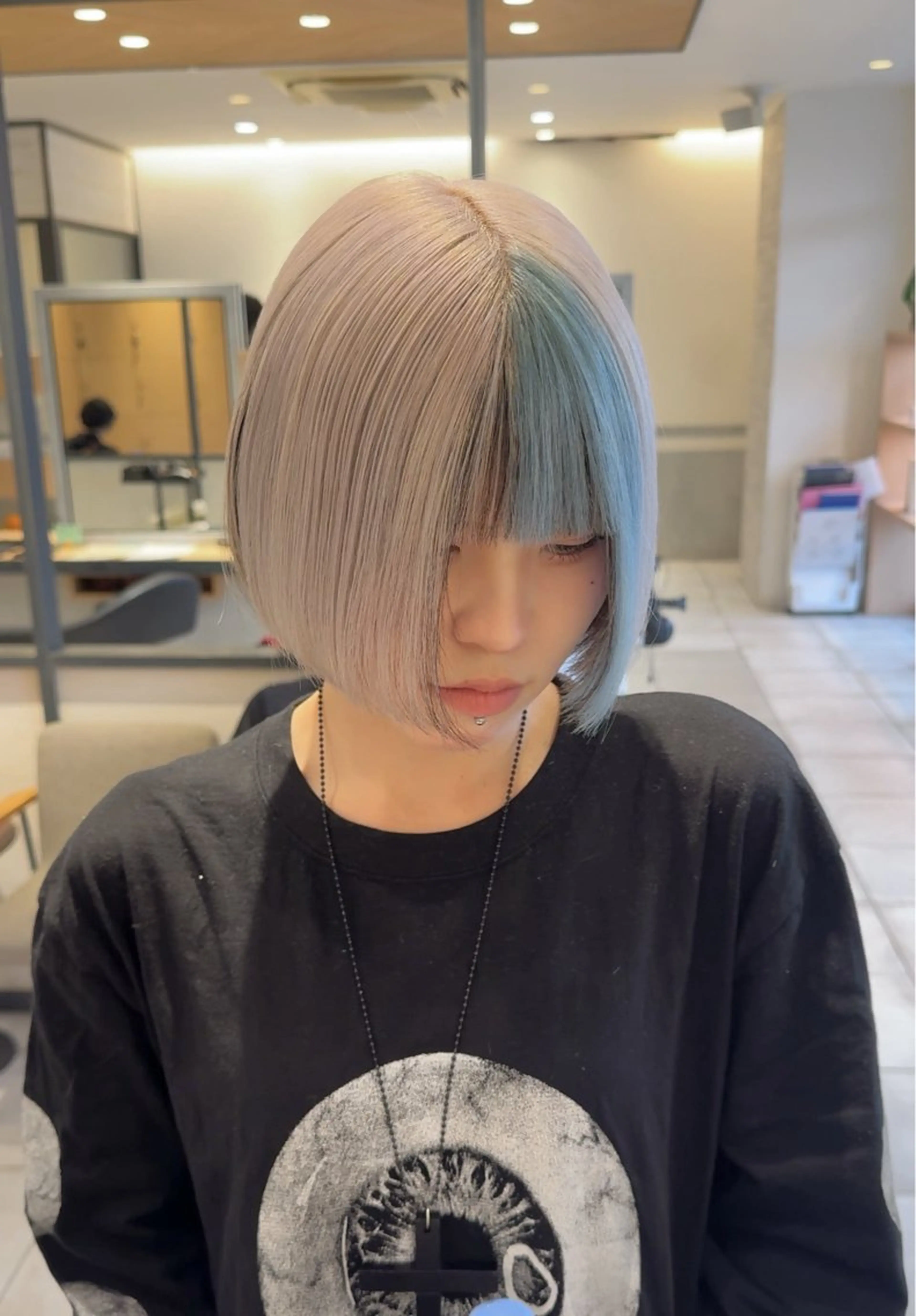 ショート ヘアカラー トリートメント RIPPLE所属・たかはし るなのヘアスタイル