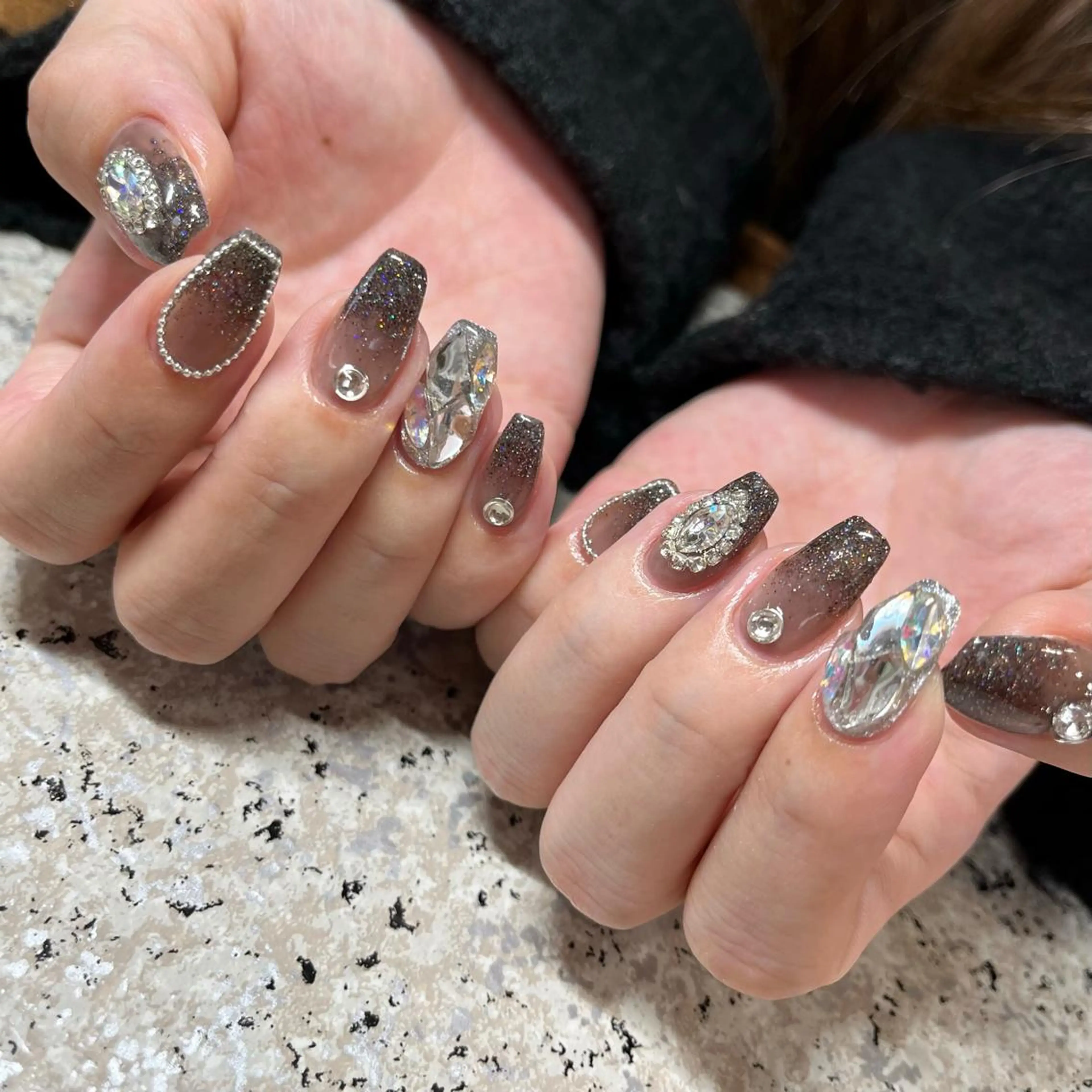 人気Ｎｏ.１❁⃘韓国風💎ワンホンネイルコース(オフ無)の写真