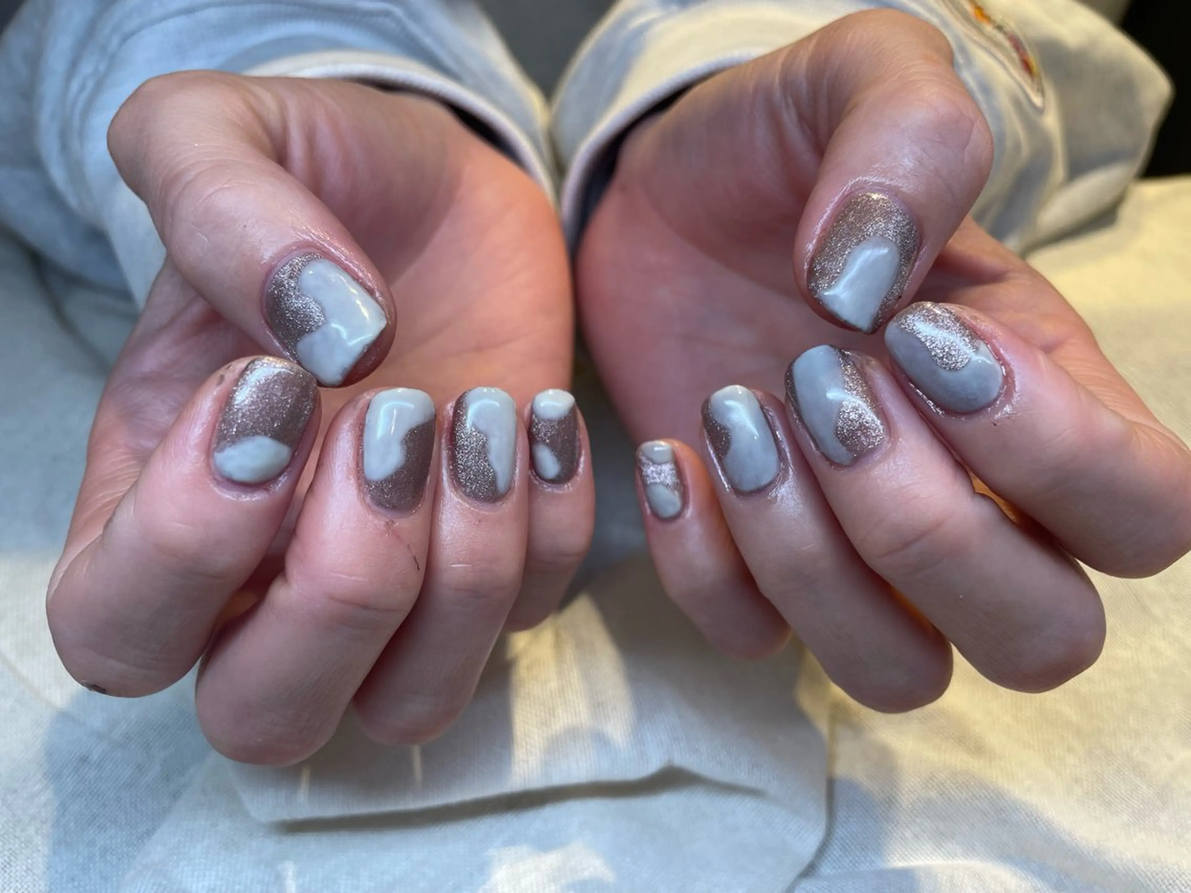 ネイル アートネイル マグネットネイル ニュアンスネイル laviebelle norikoのネイルデザイン