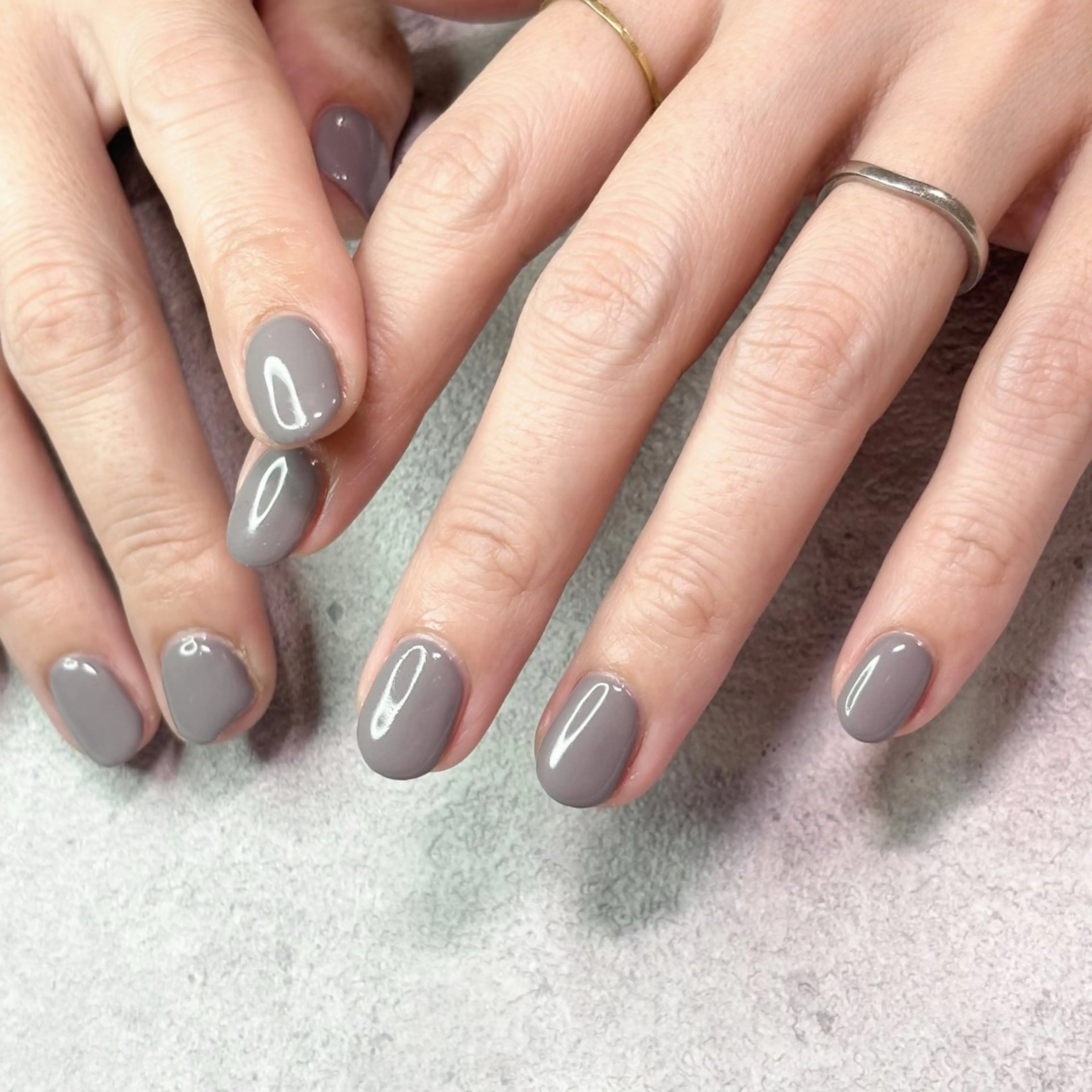 ネイル ワンカラーネイル シンプルネイル 伊藤 優花のネイルデザイン