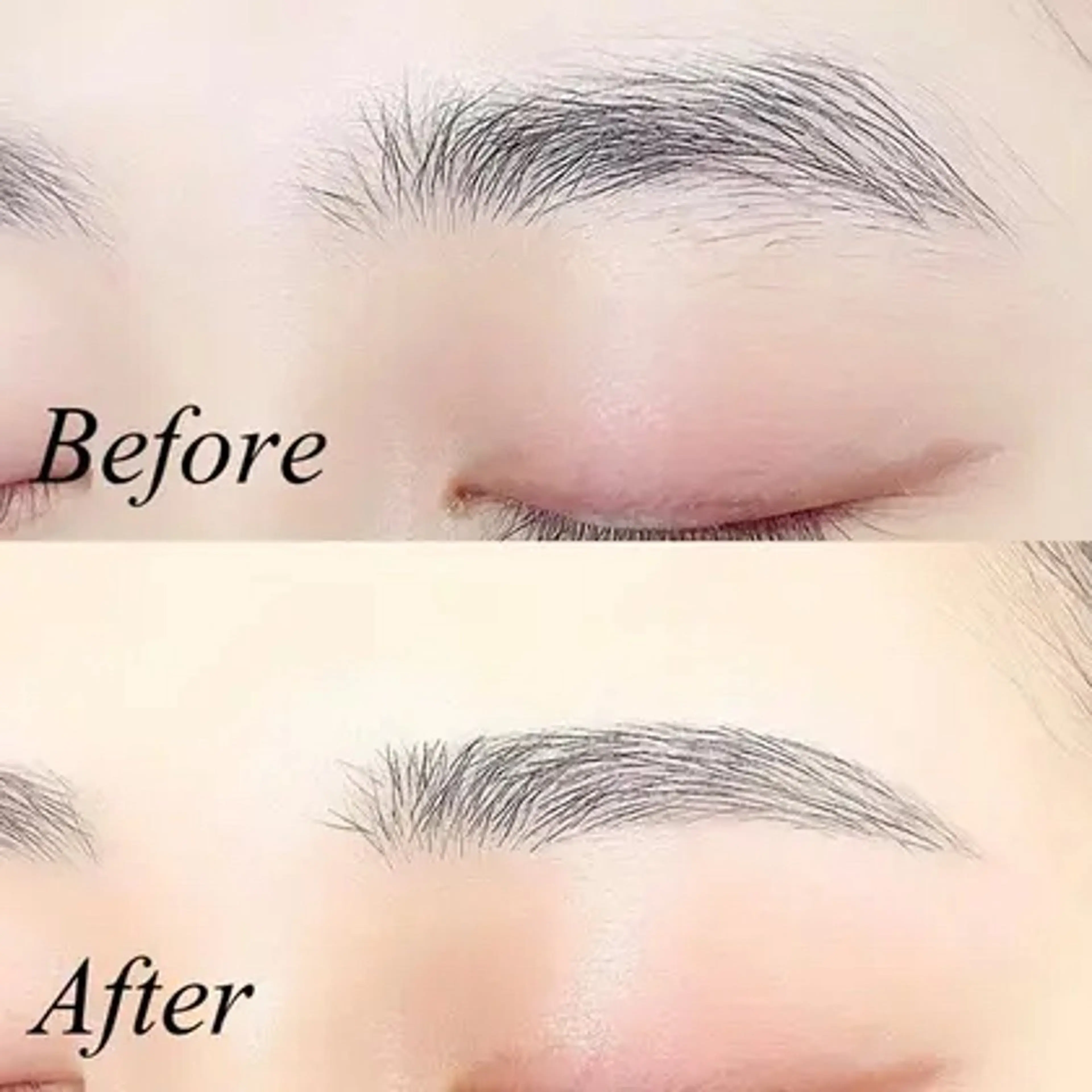 学割U24🎓《ツルツル美顔💆🏻》美眉アイブロウWAX＋フルフェイス(メイク込) ¥7500の写真