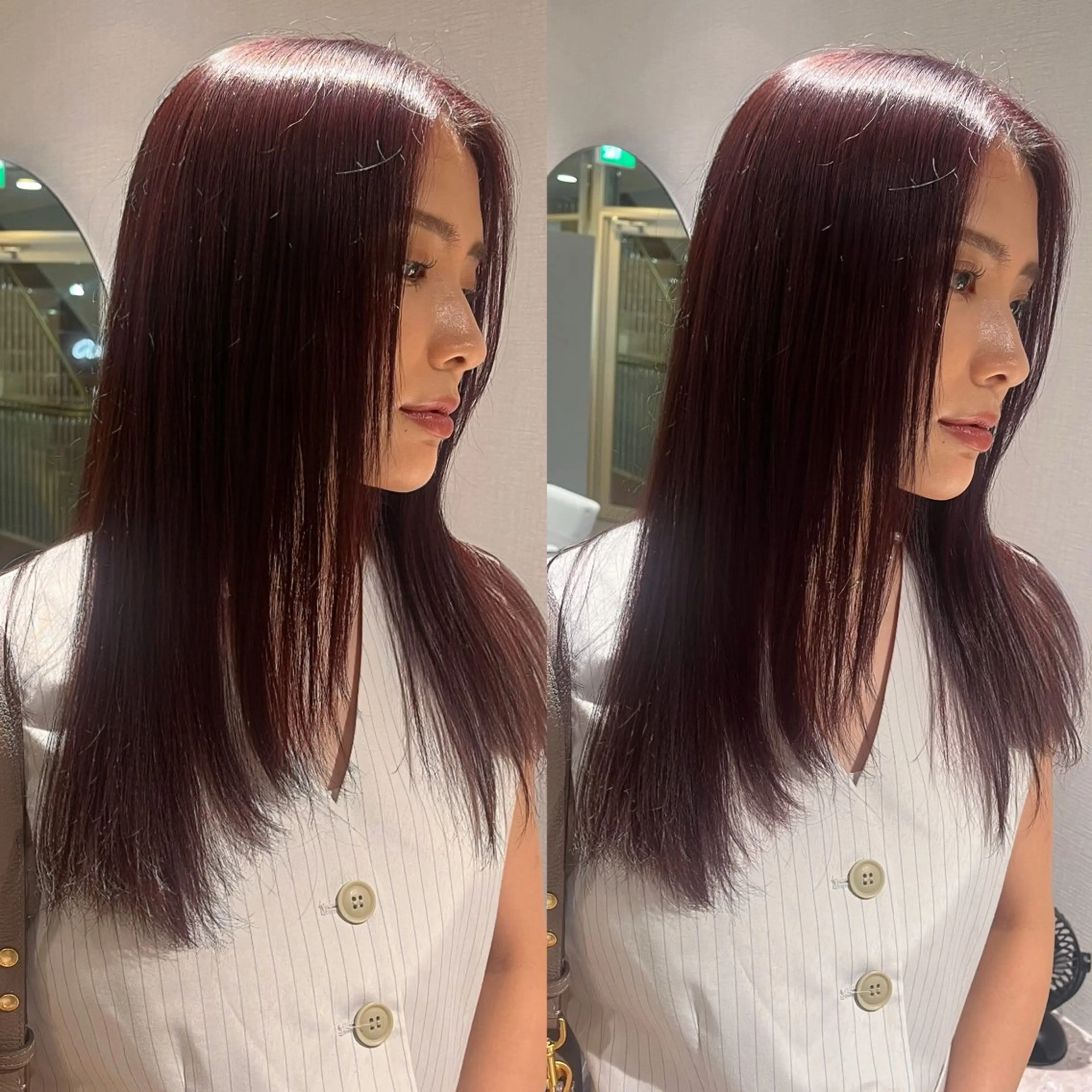 セミロング 長沼ゆうか /レイヤーカットのヘアスタイル