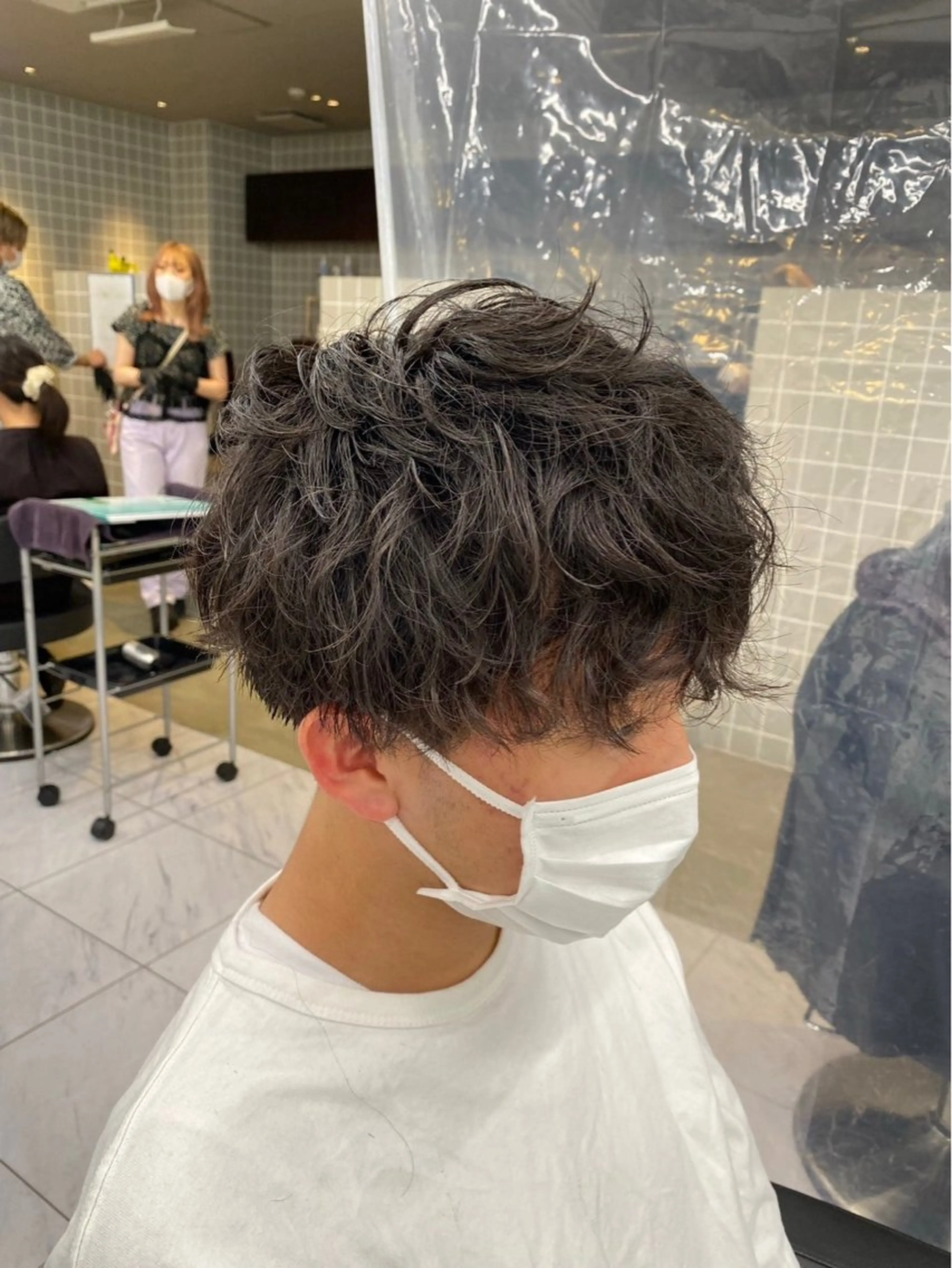 カラー パーマ メンズ メンズ特化/パーマ/ カット/カラー/るなのヘアスタイル