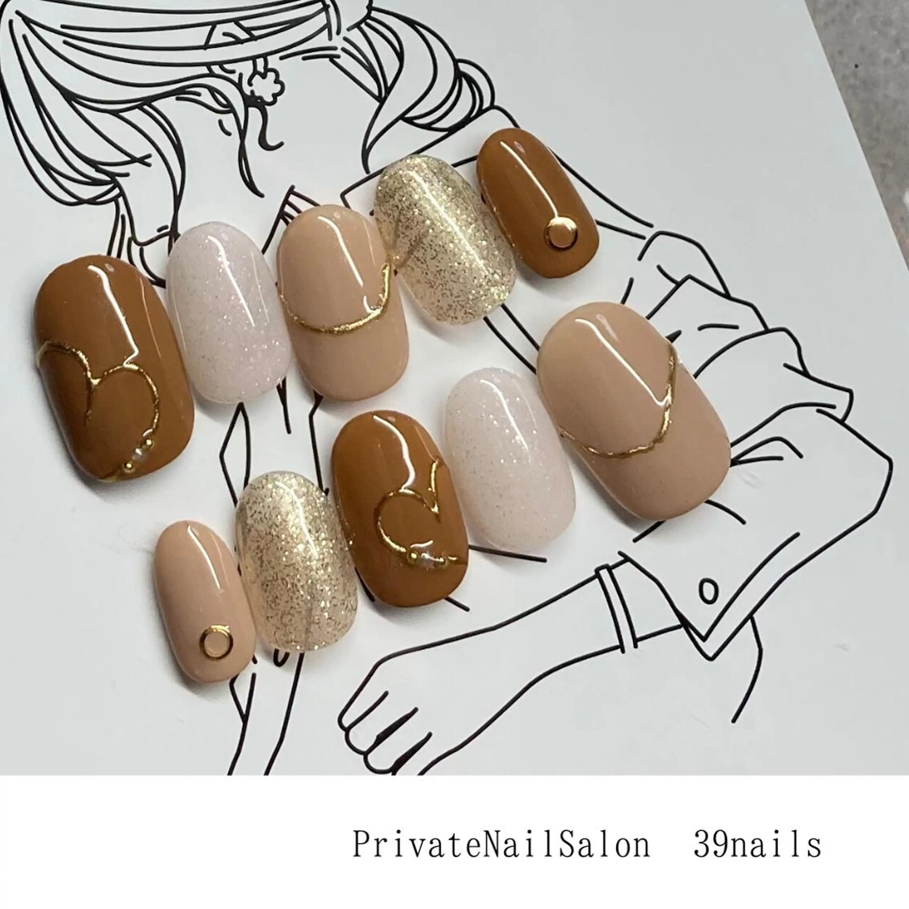 ネイル 39-nails EharaMikuのネイルデザイン