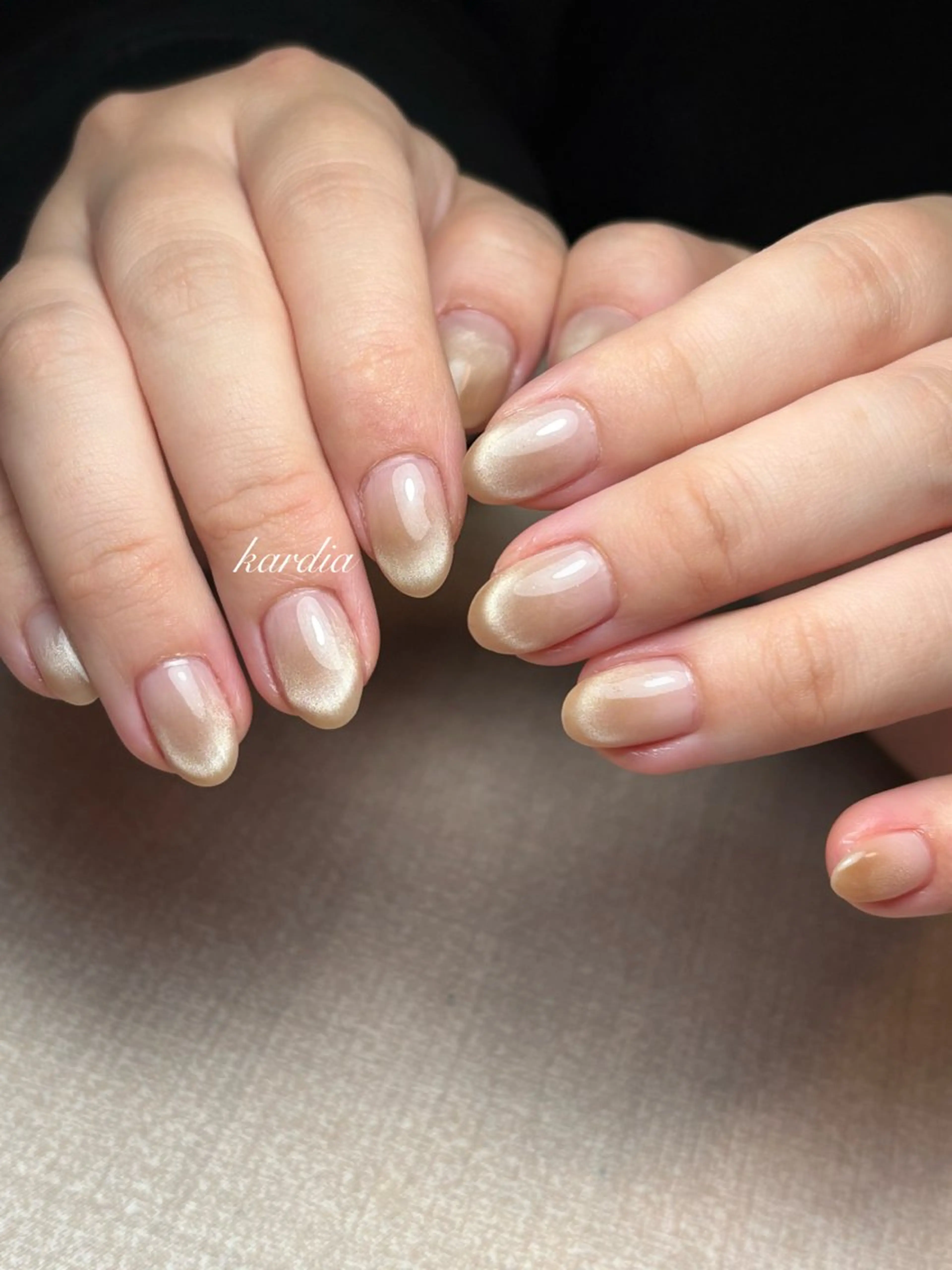 ネイル ハンドネイル καρδιά -ｶﾙﾃﾞｨｱ-のネイルデザイン