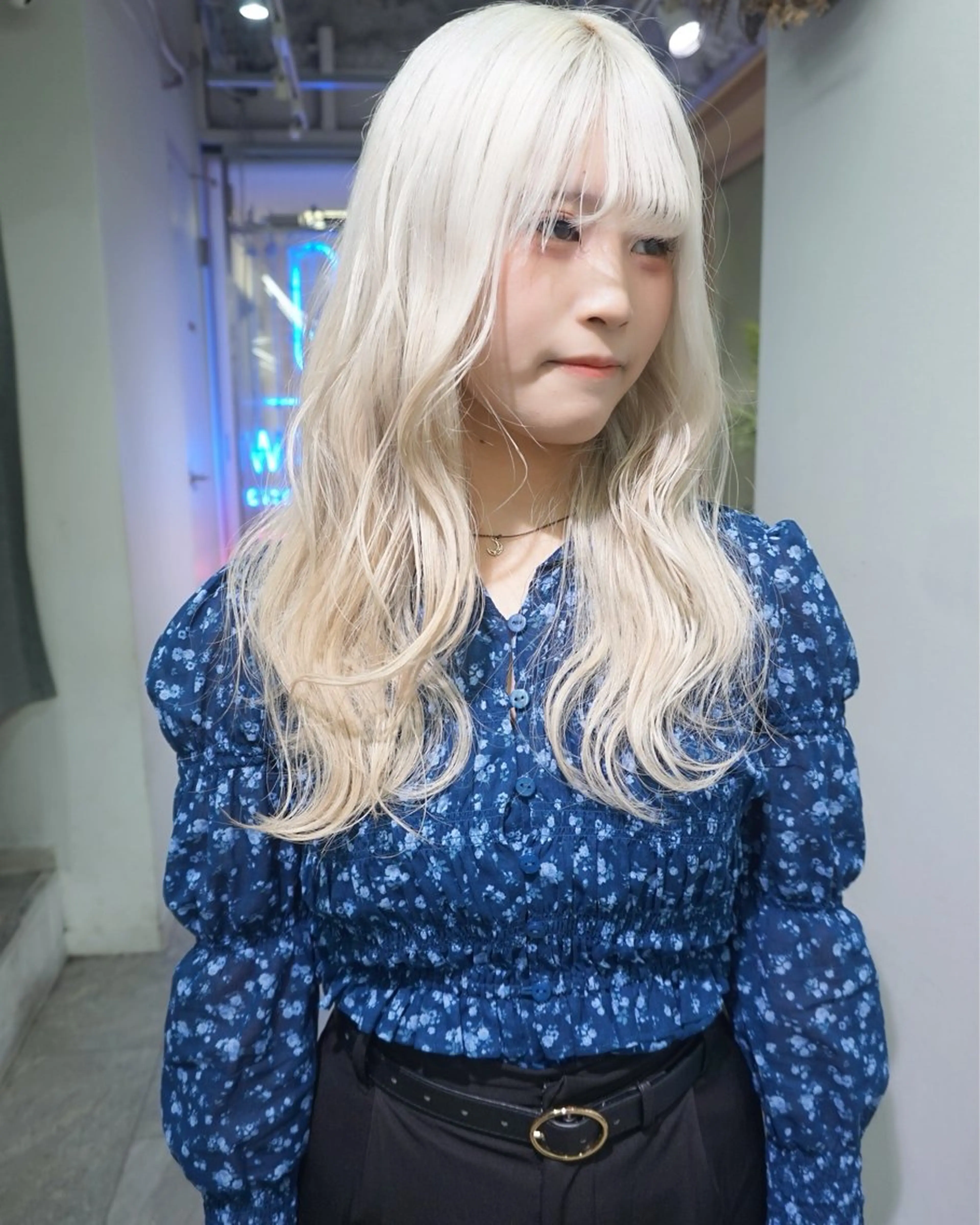 ロング ヘアカラー ハイトーン/ ボブ/KAIのヘアスタイル