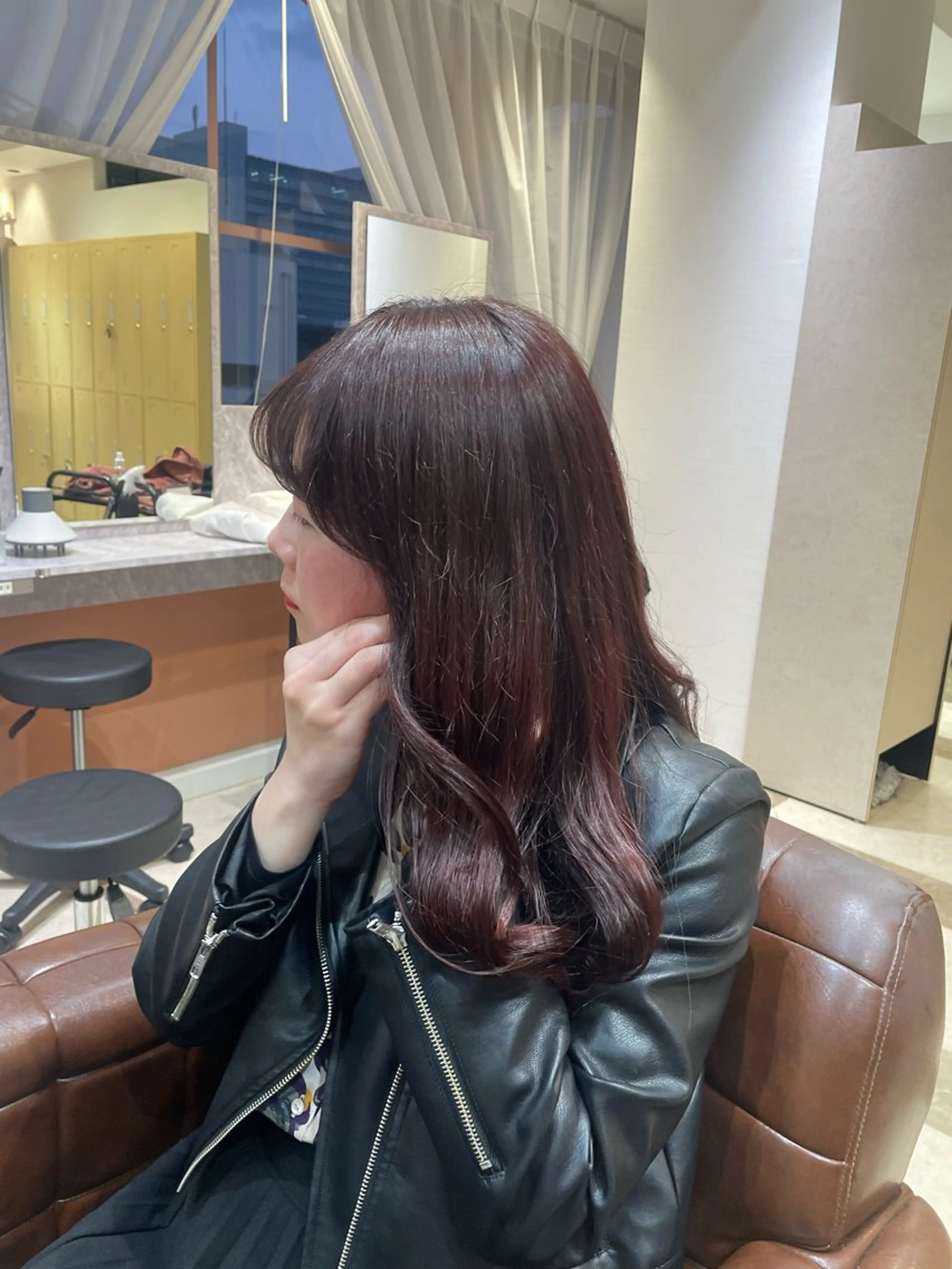 ロング acroあべの店所属・🧸顔周りカット /透明感🎀のヘアスタイル