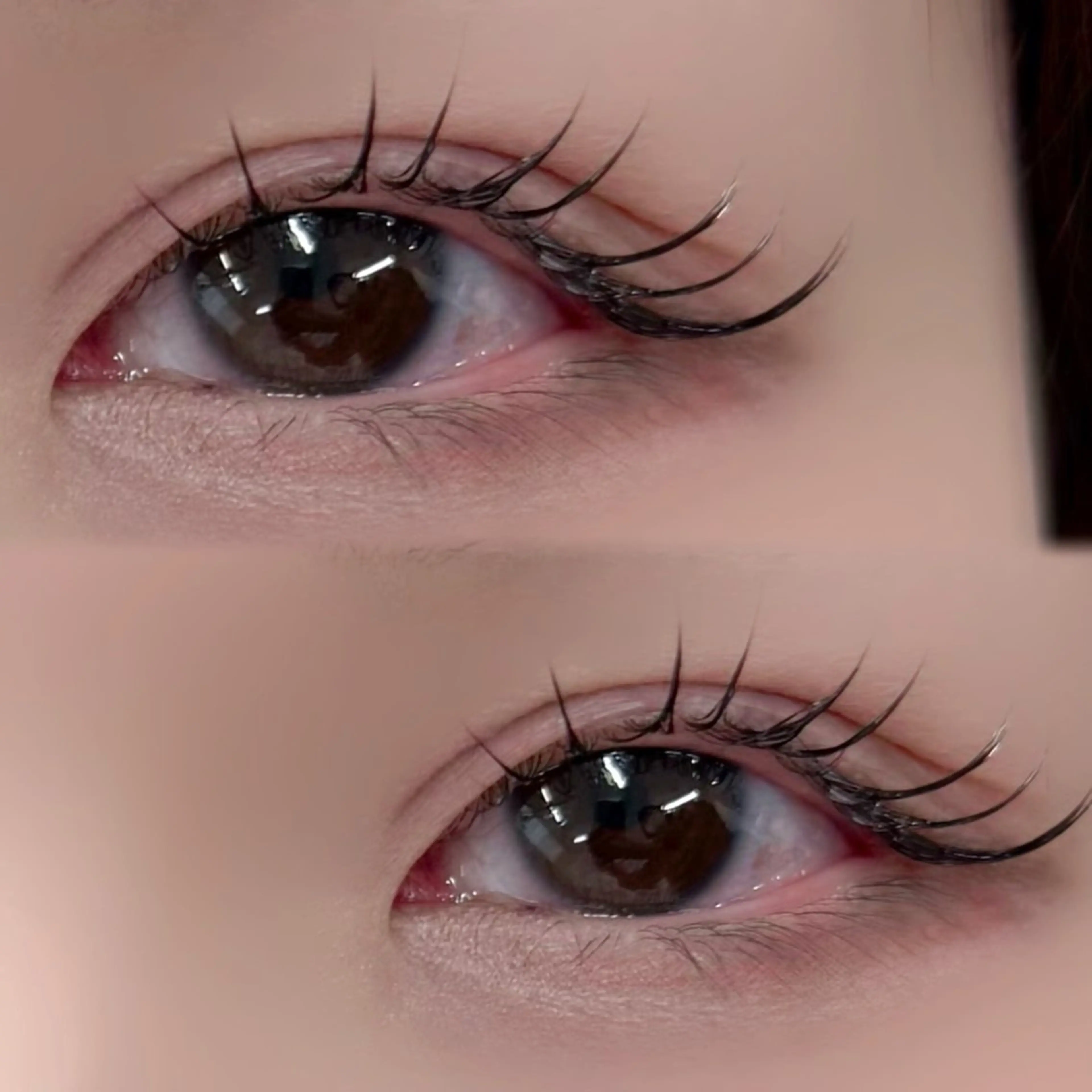 【流し目風/タレ目風デザイン✨】大人気‼️メーテルロッドまつ毛パーマ（上）の写真