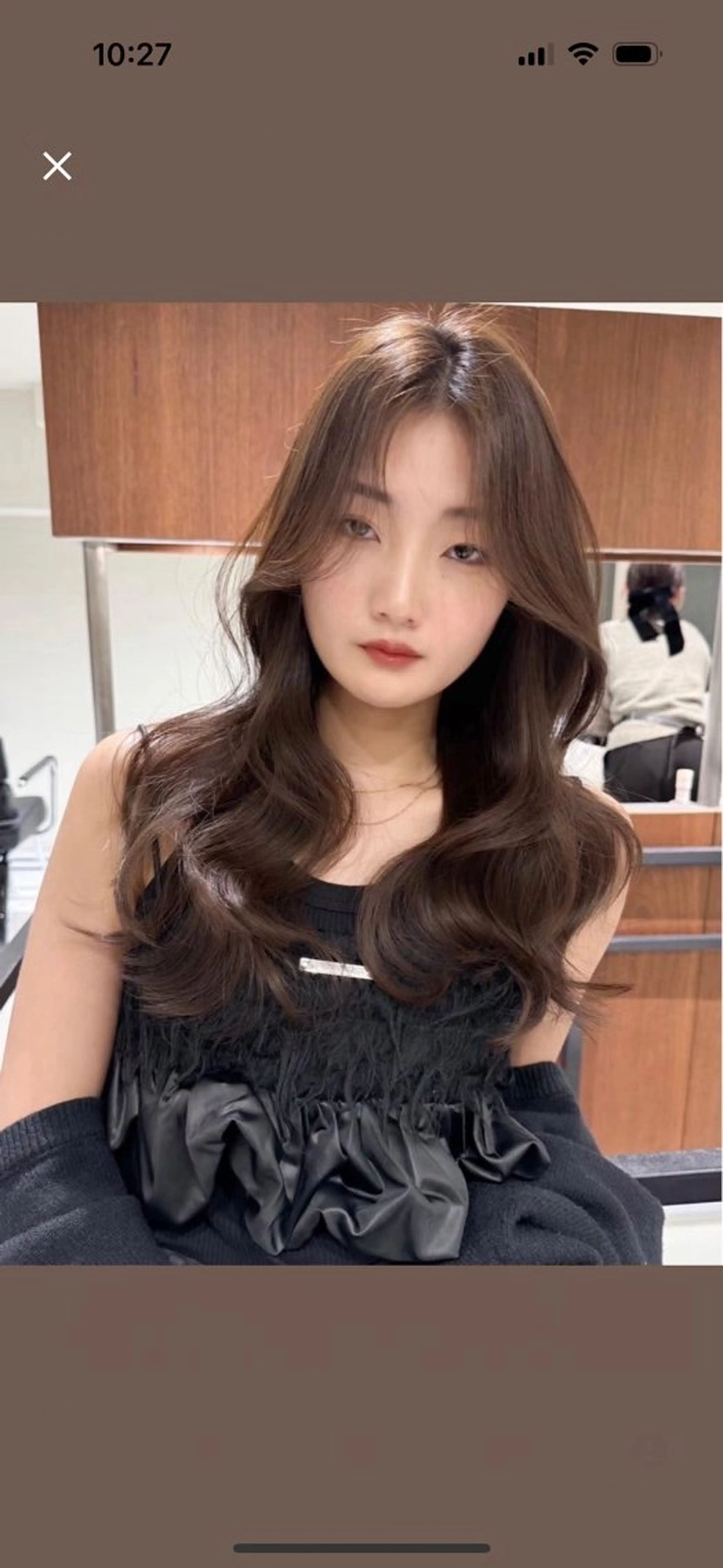 セミロング ヘアカラー 🎀 うる艶透明感 カラー / 錦糸町のヘアスタイル