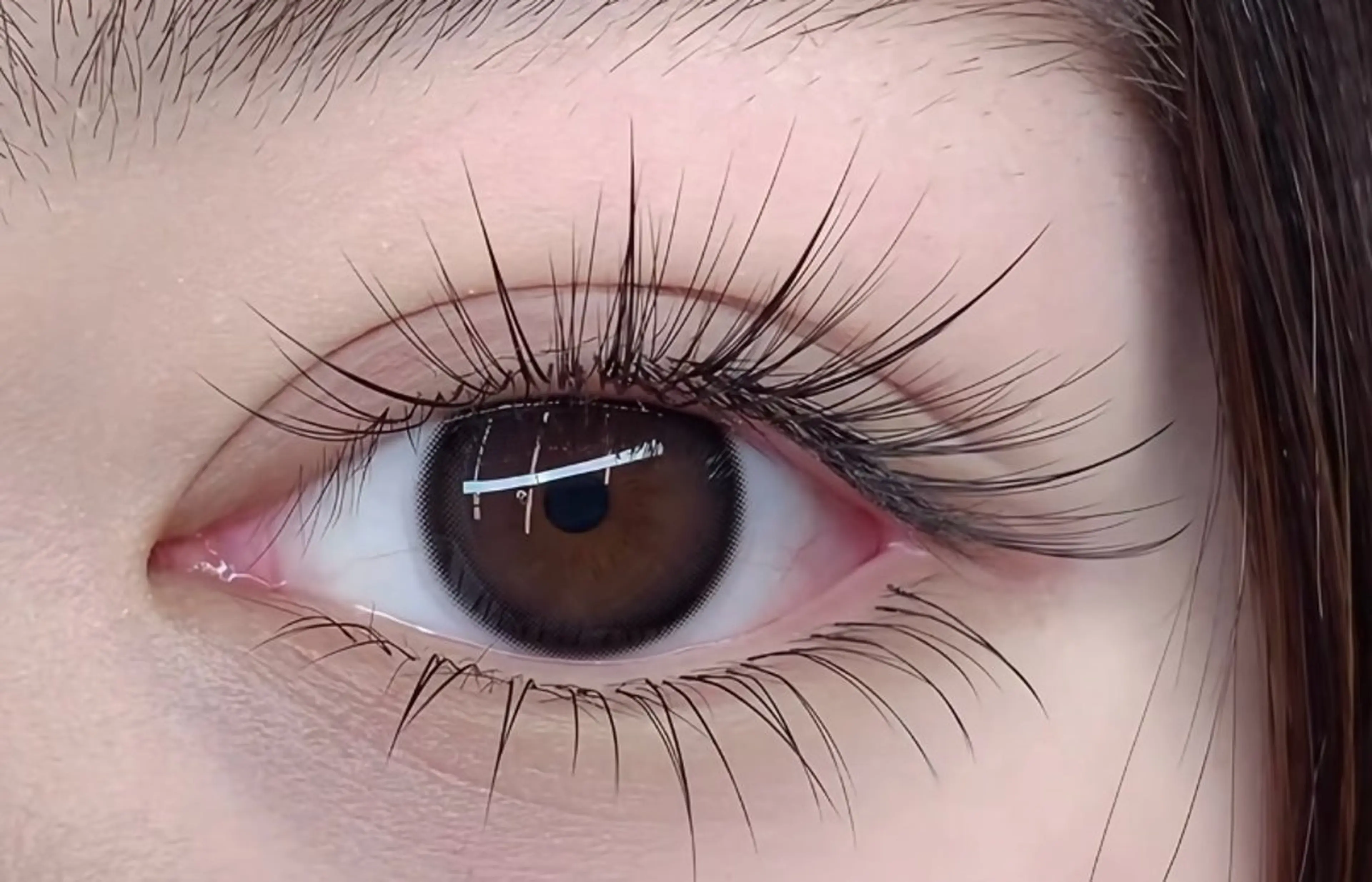 [スーパーセールセット割上下]フラットラッシュ100本+下30本⭐️アイパック＋美容液付き/7500円→6280円の写真