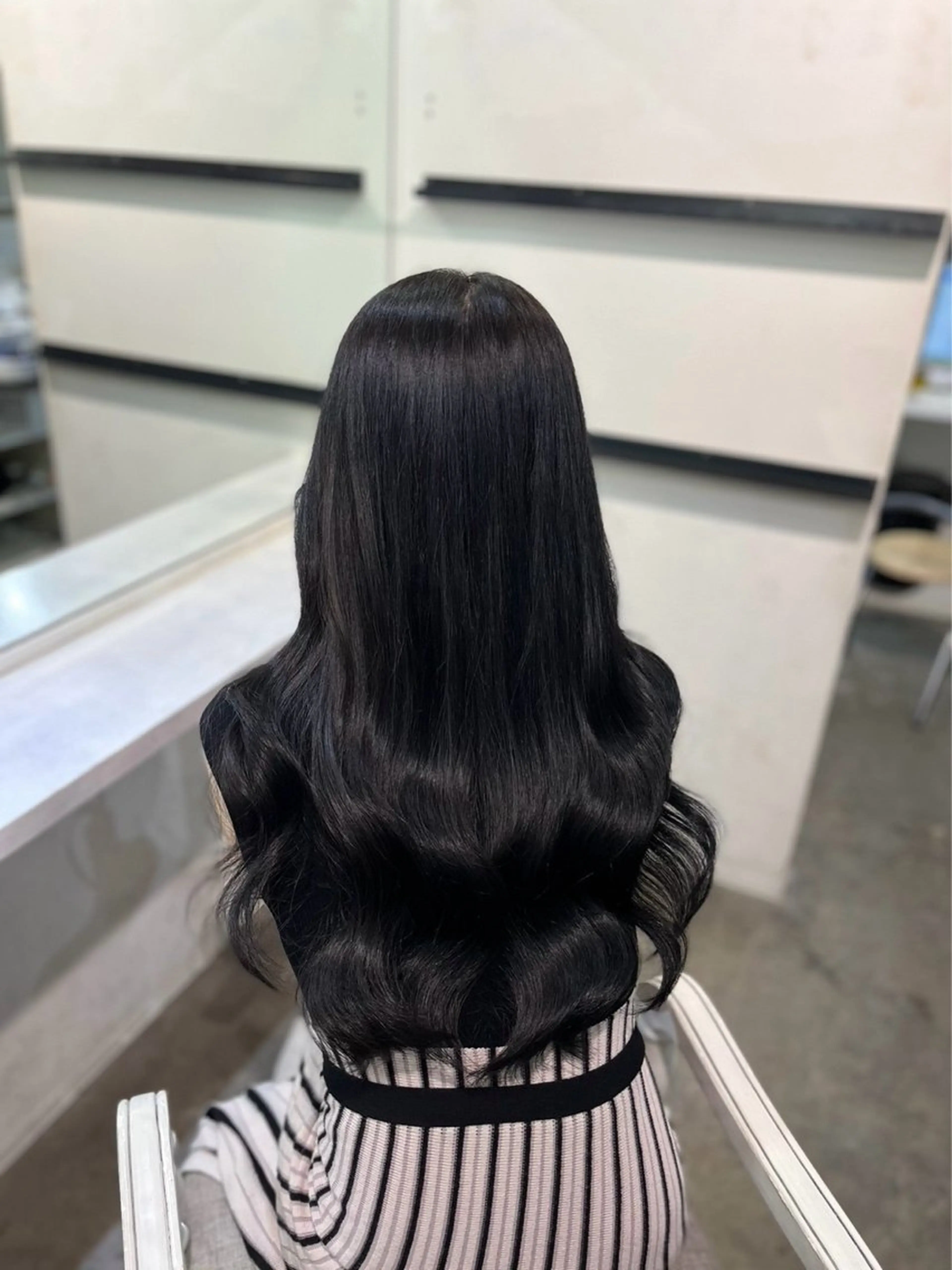 ロング カラー カット ヘアカラー トリートメント 🫧ナオ🫧 /韓国 ヘア/ マンツーマンのヘアスタイル