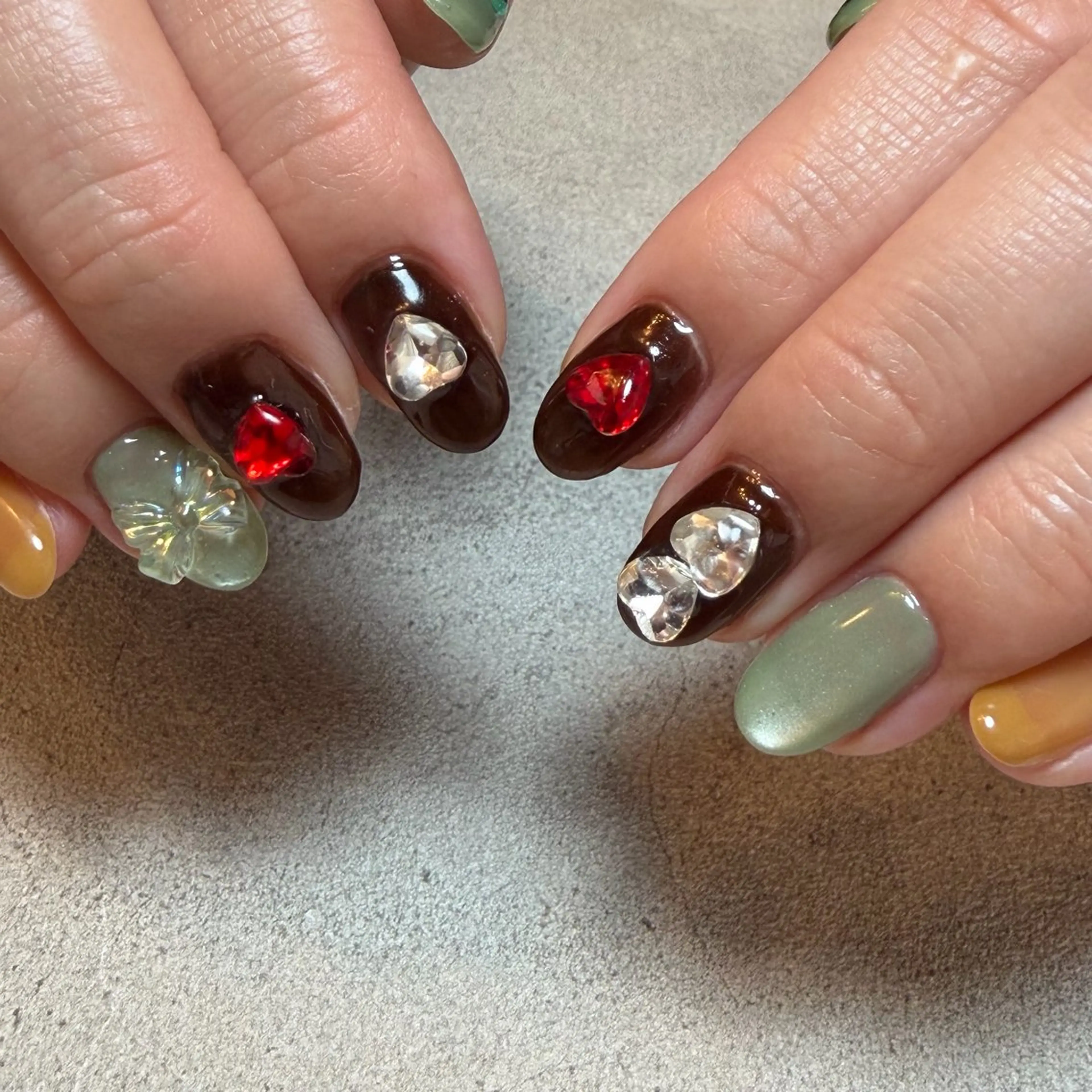 ネイル 持ち込み 自由が丘サロン AYAME💅のネイルデザイン